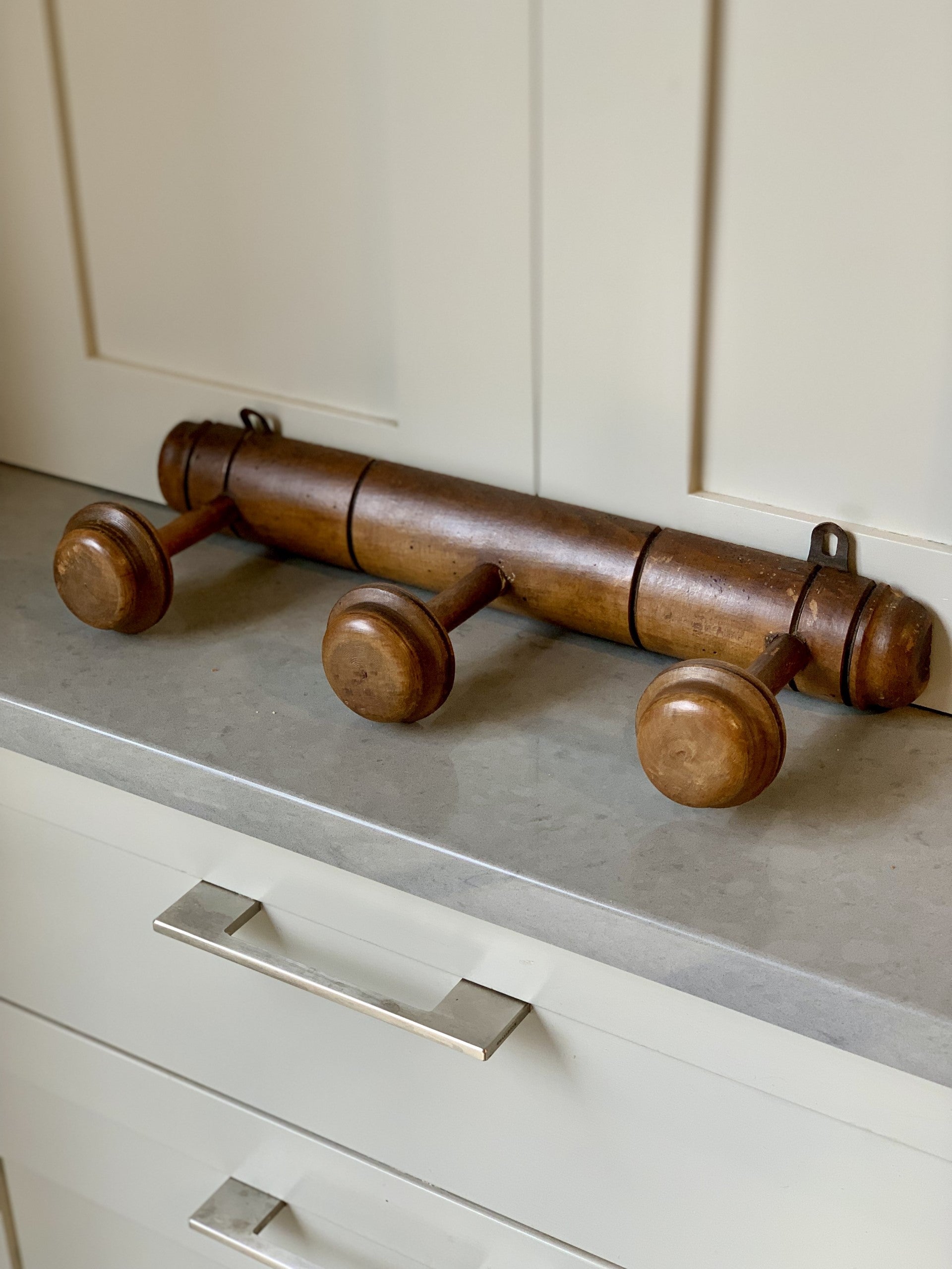 Faux Bamboo Coat rack (3 peg)