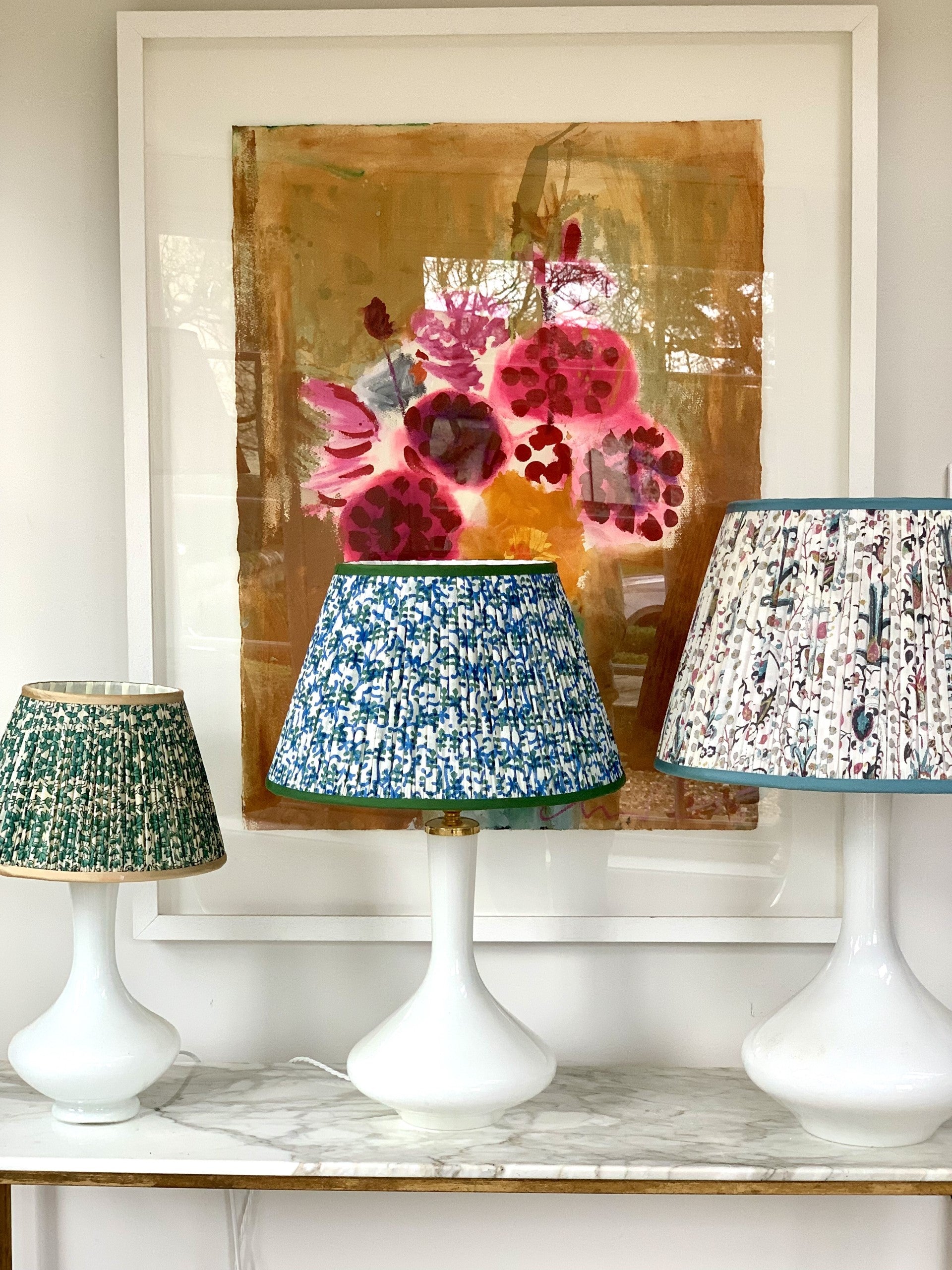 1960s Medium Holmegaard White Table Lamp