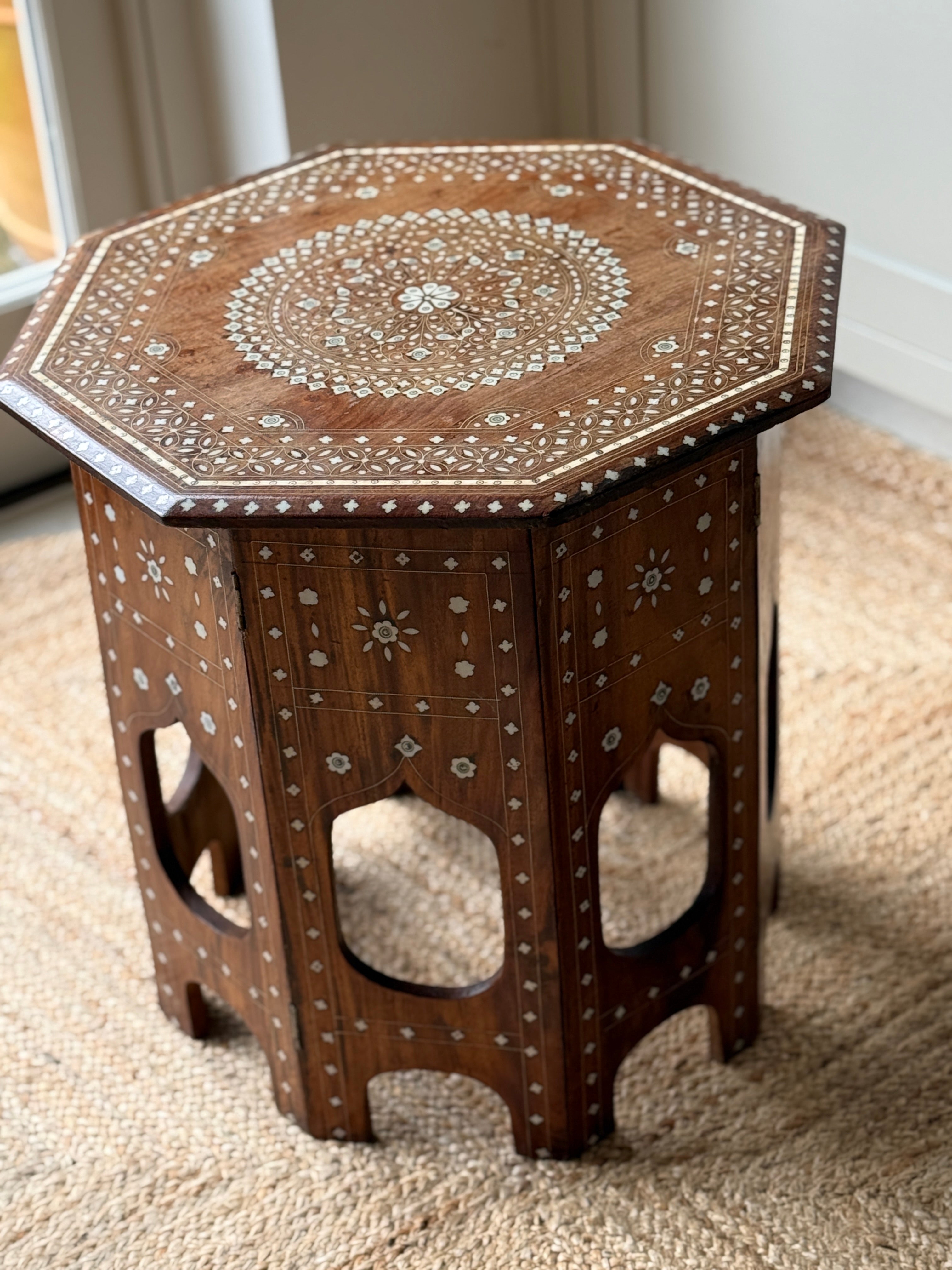 Octagonal Hoshiarpur Side Table