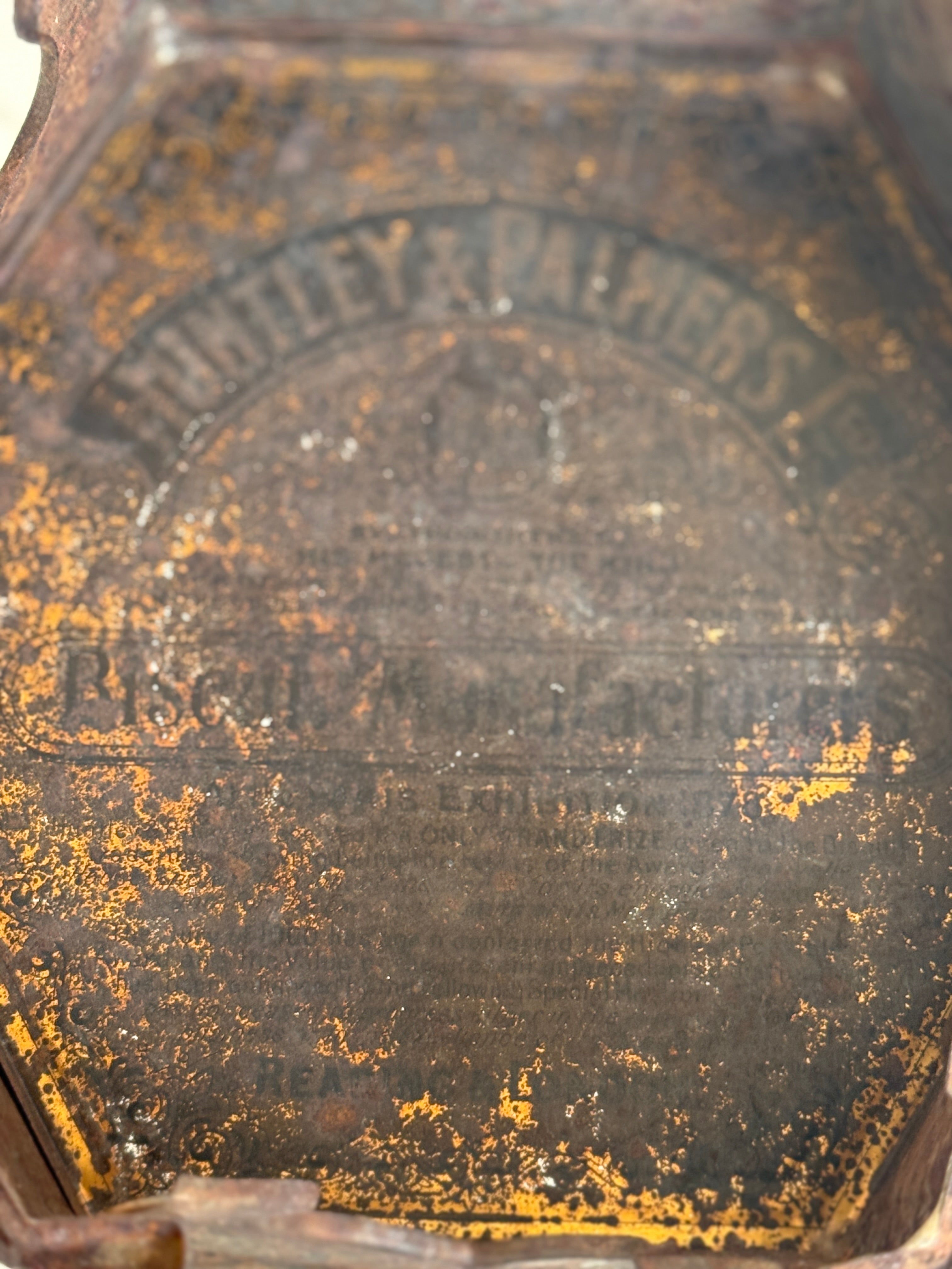 Huntley & Palmers ‘Syrian’ Novelty Biscuit Tin, circa 1903