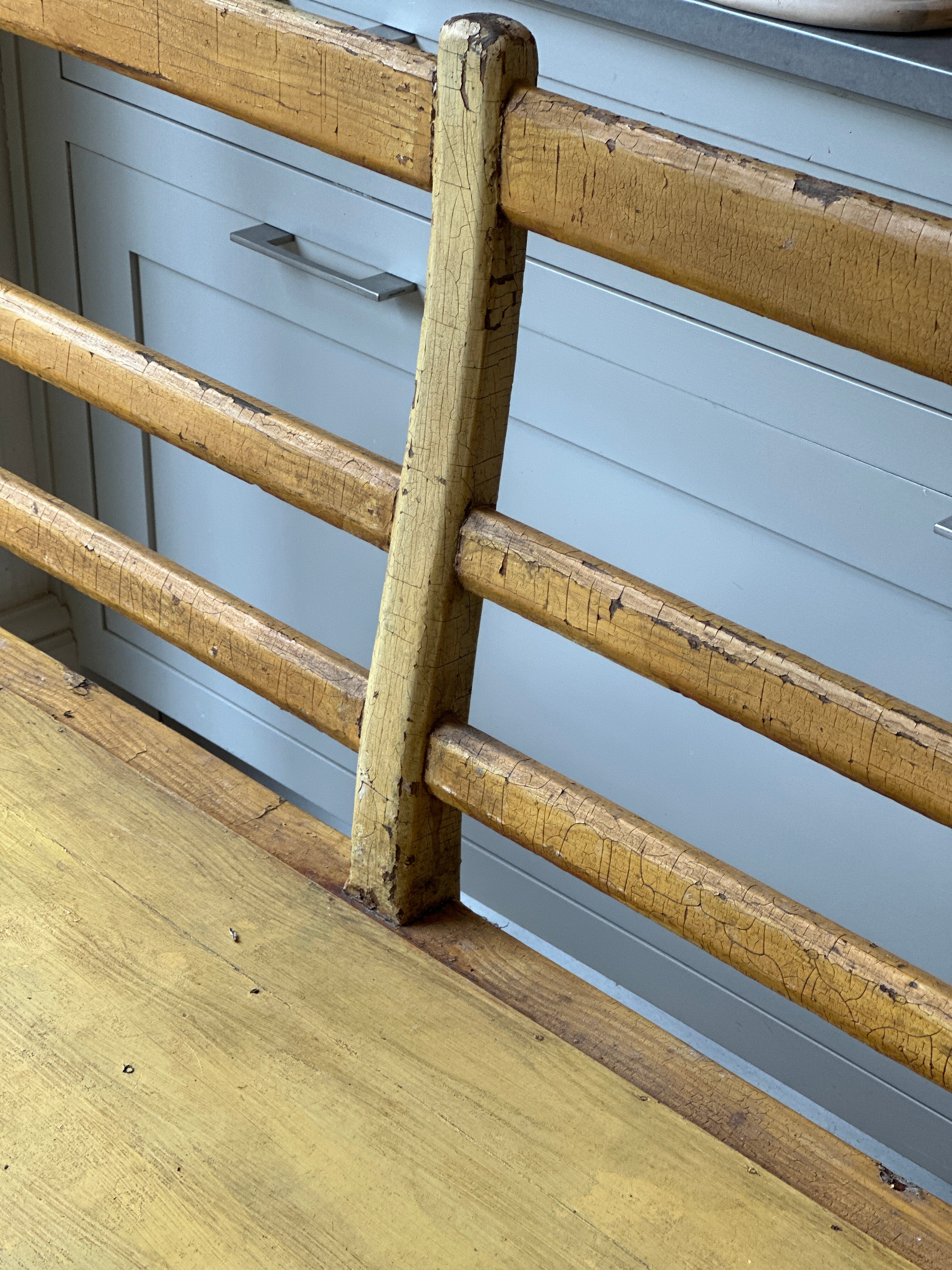 Painted Country House Bench