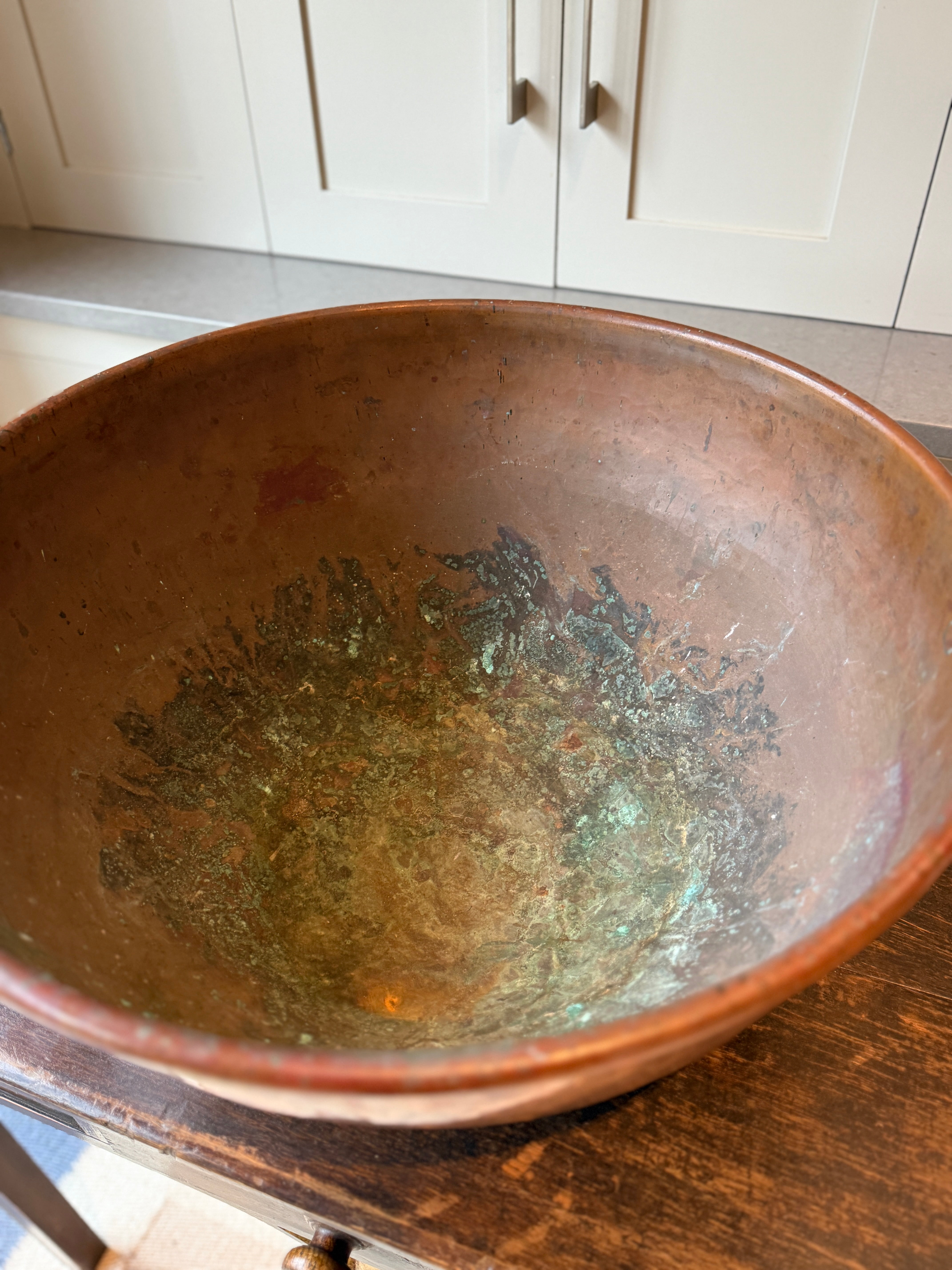 Huge Decorative Copper Bowl