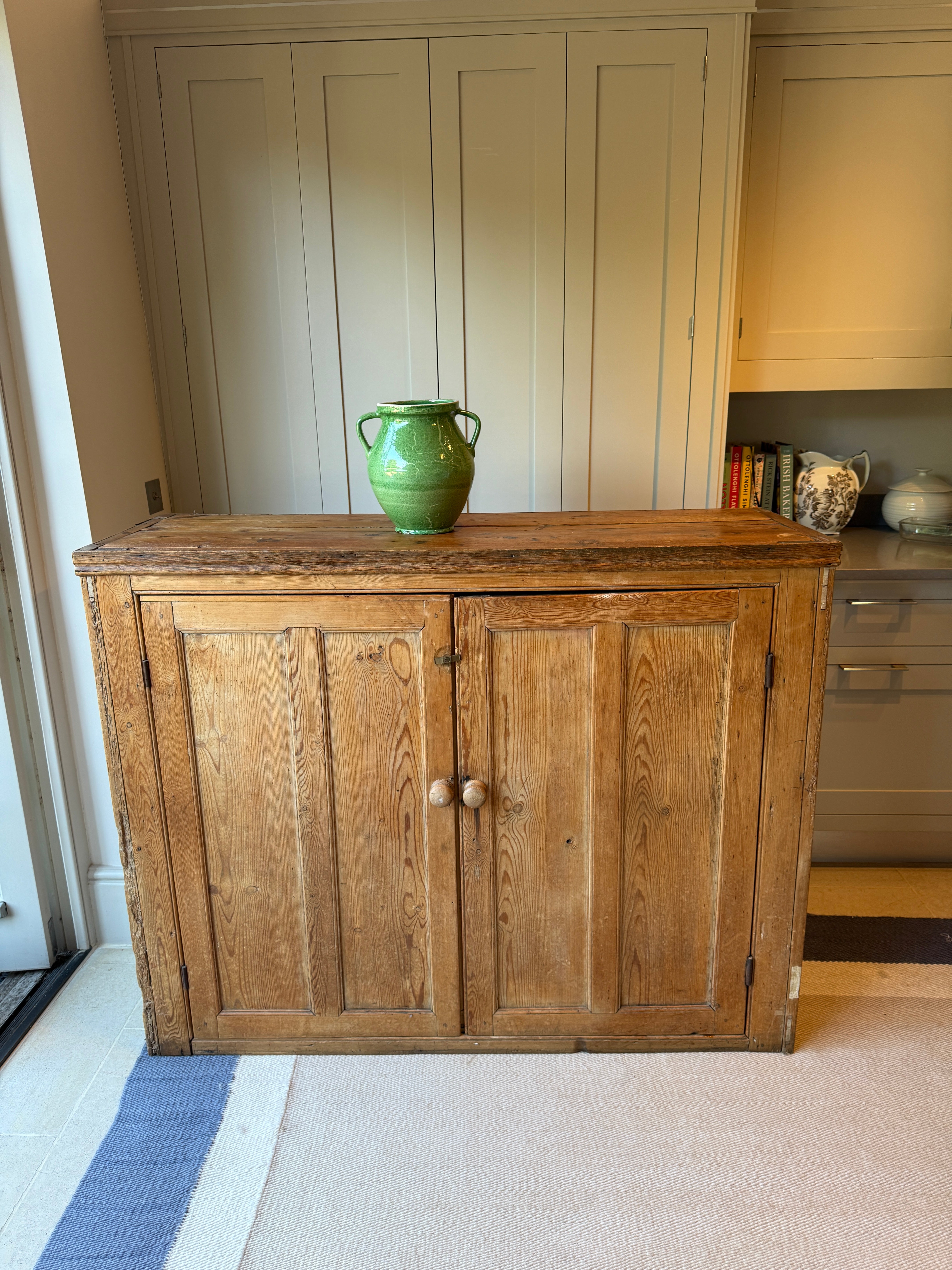 Large Antique Pine Cupboard