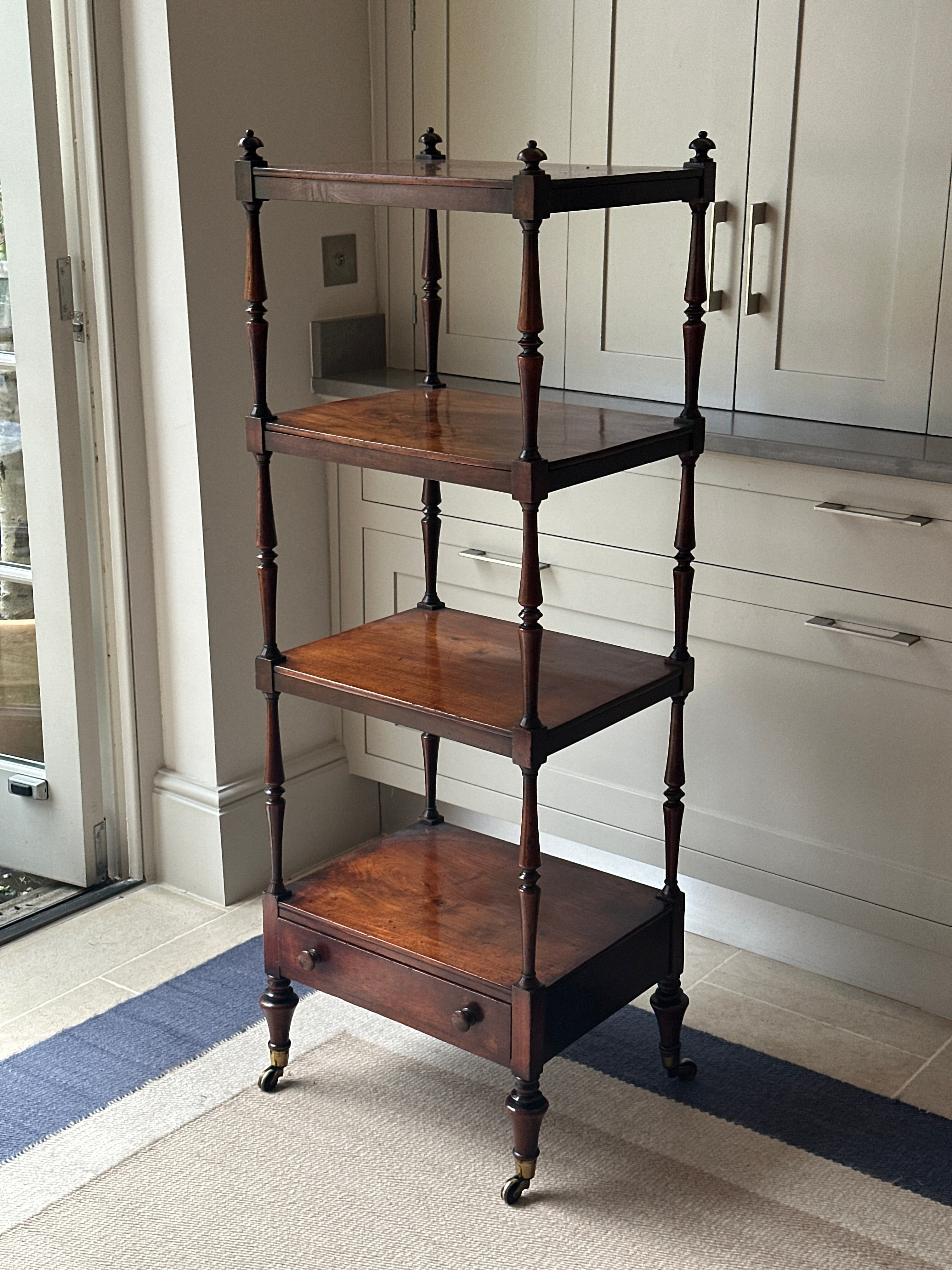 Perfect 4 Tiered Mahogany Whatnot