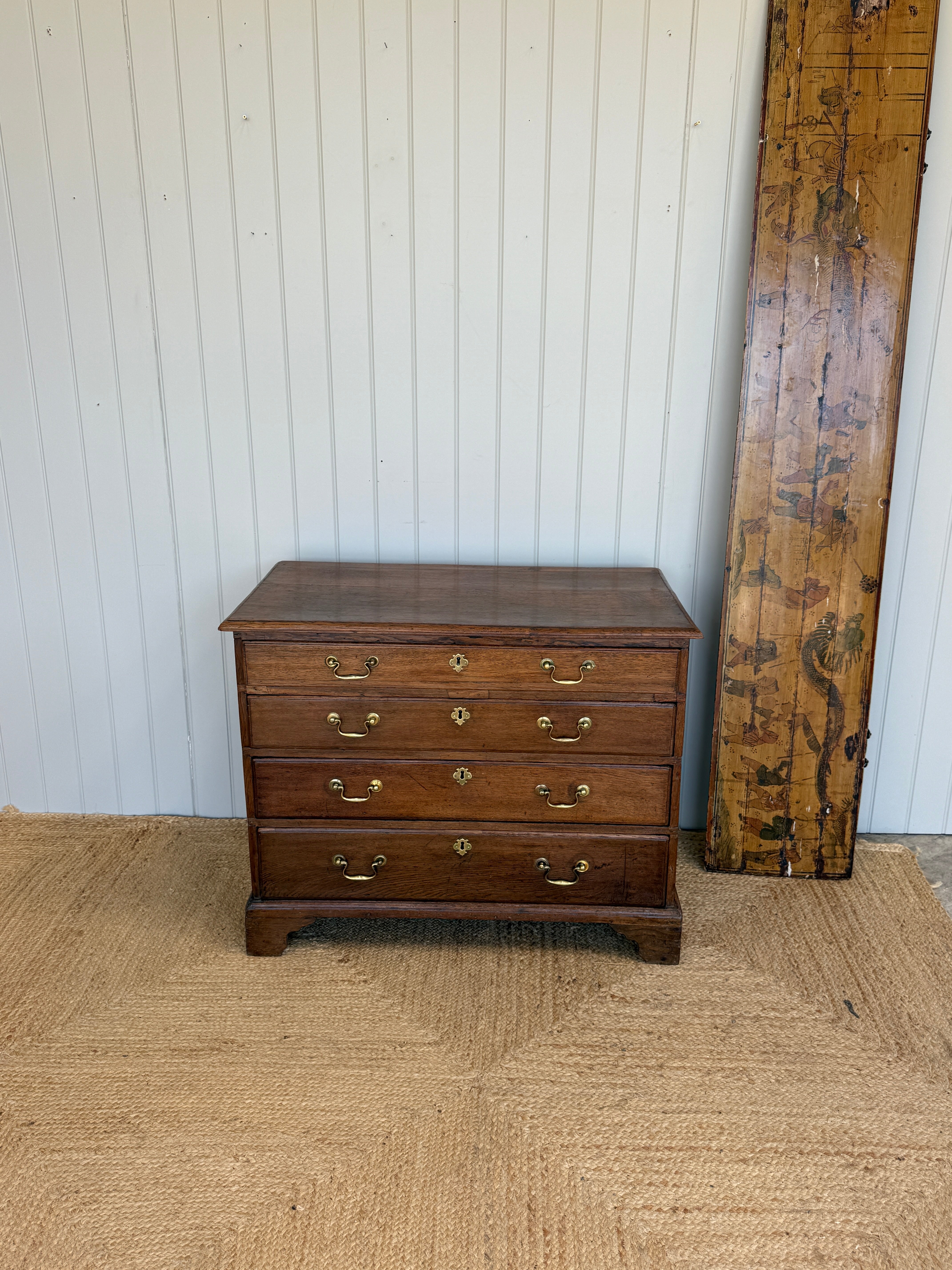 Small Georgian Oak Chest of Drawers