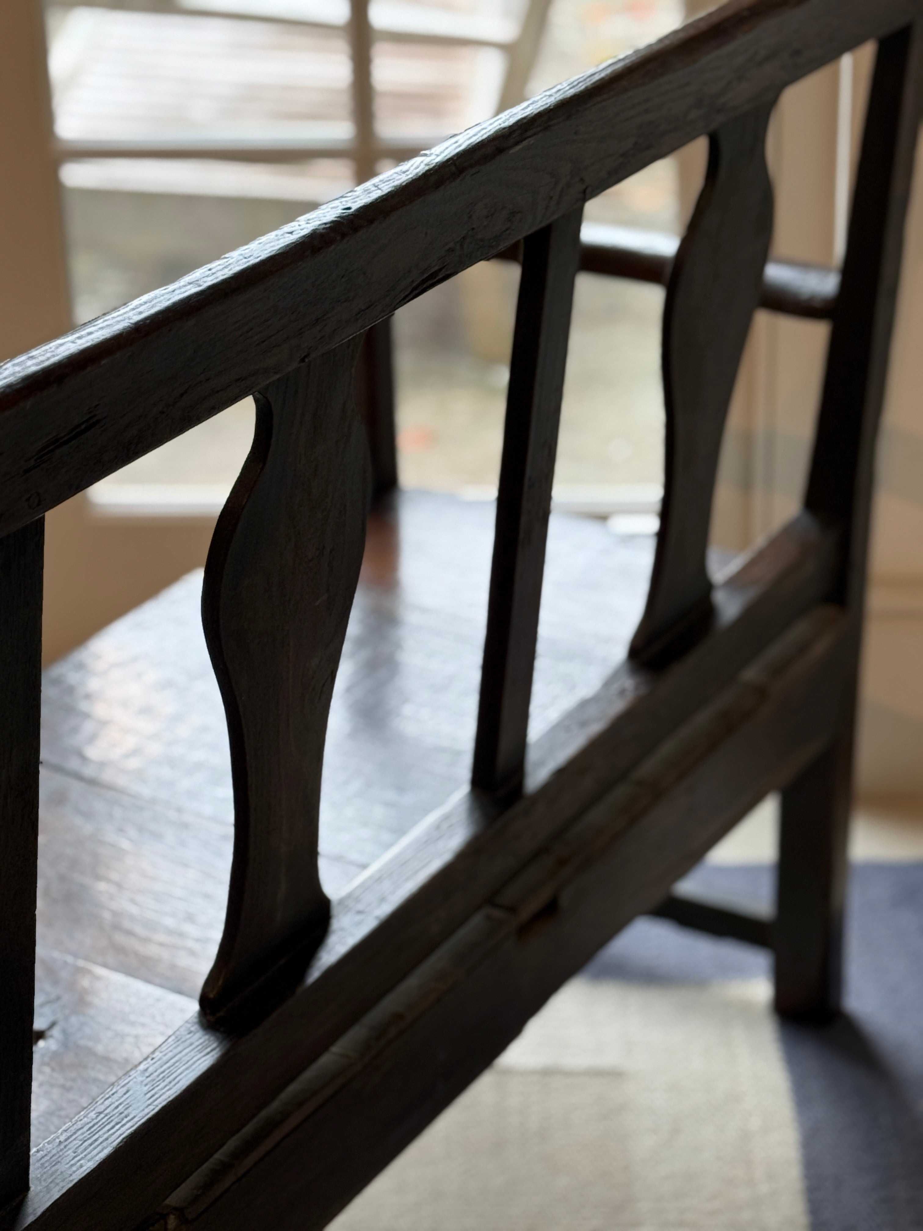 Early 19th Century Oak Bench