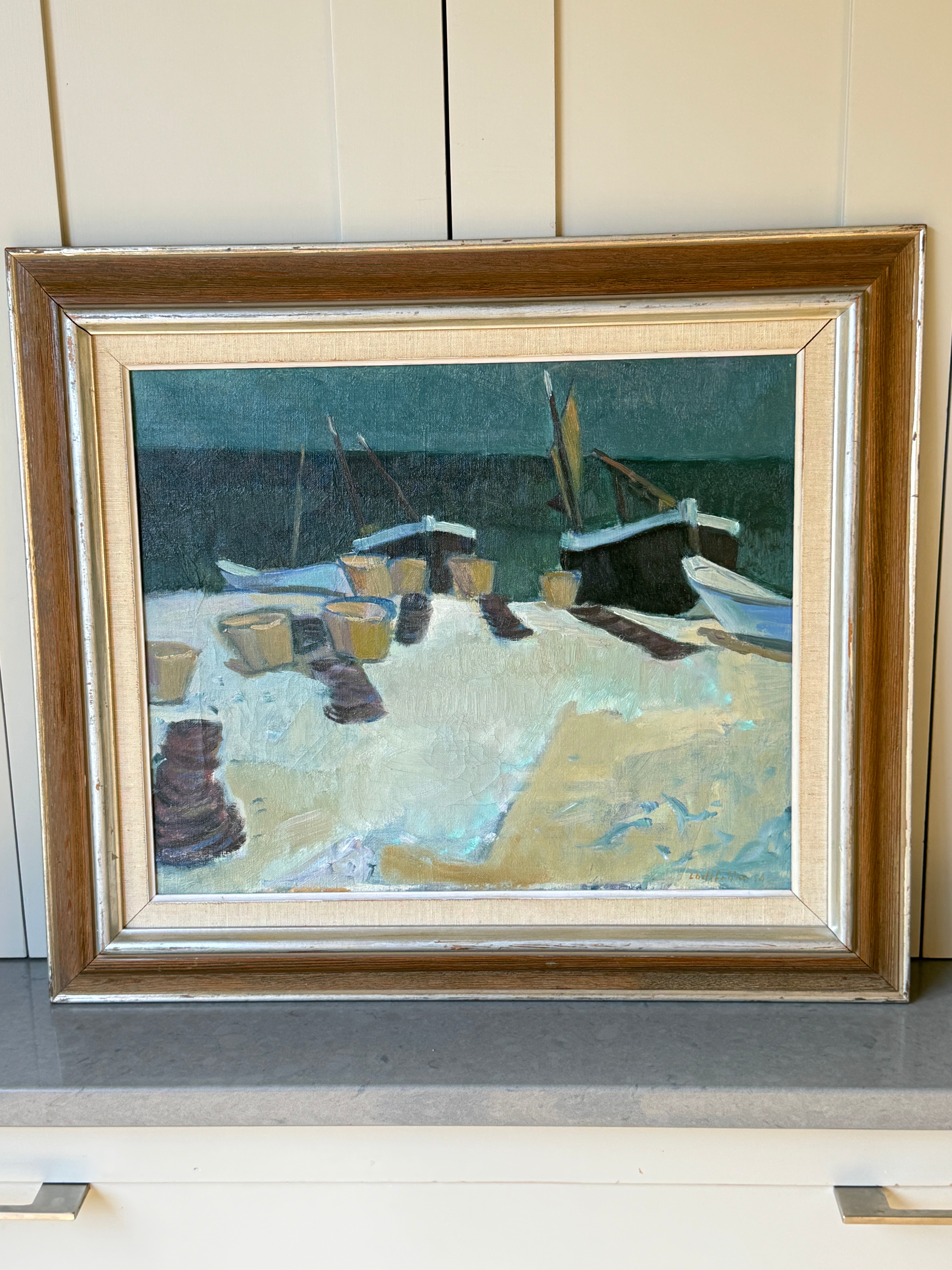 Framed Oil on Canvas by Swedish artist Georg Lodstrom
