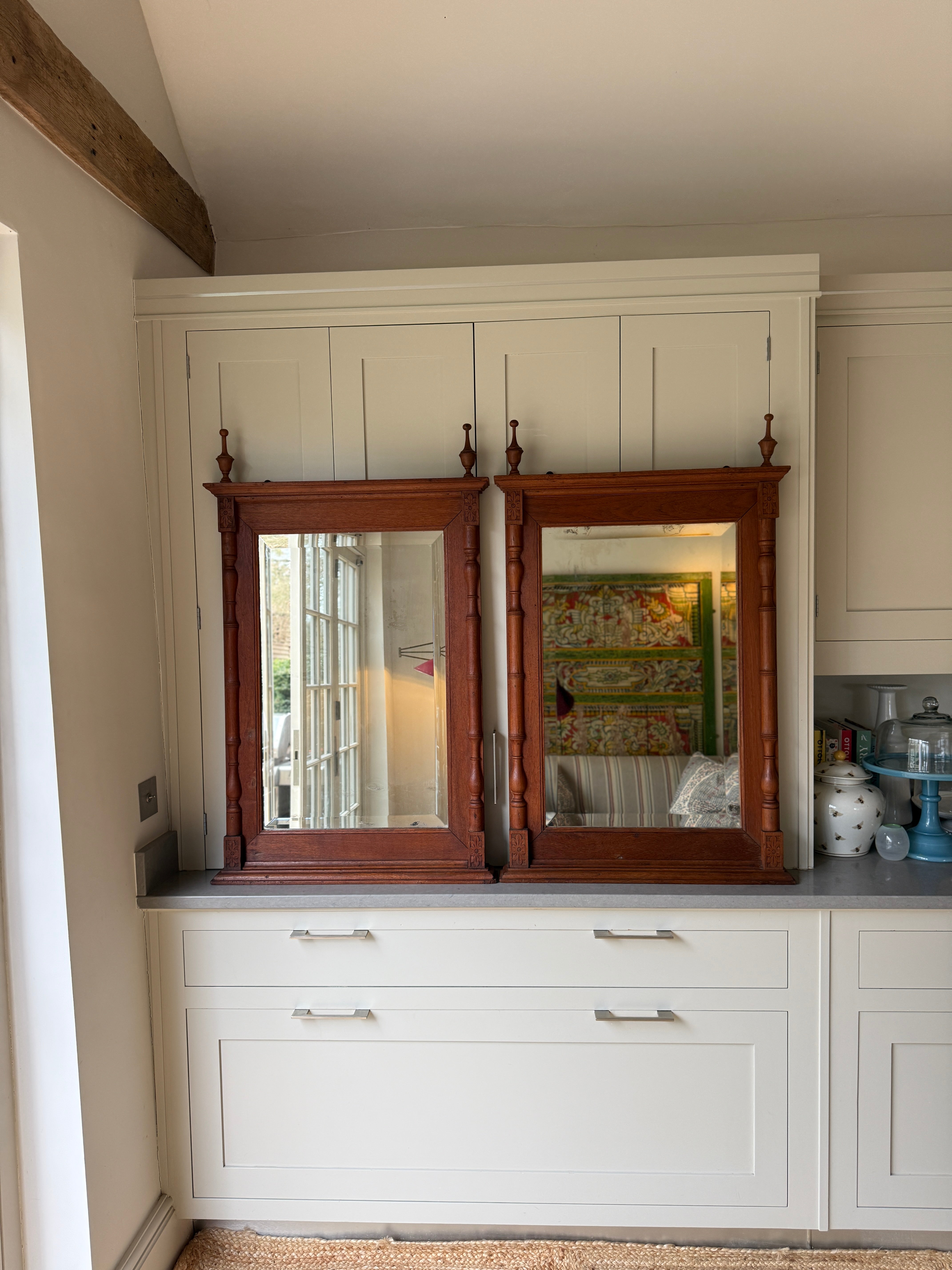 Pair of French Antique Mirrors