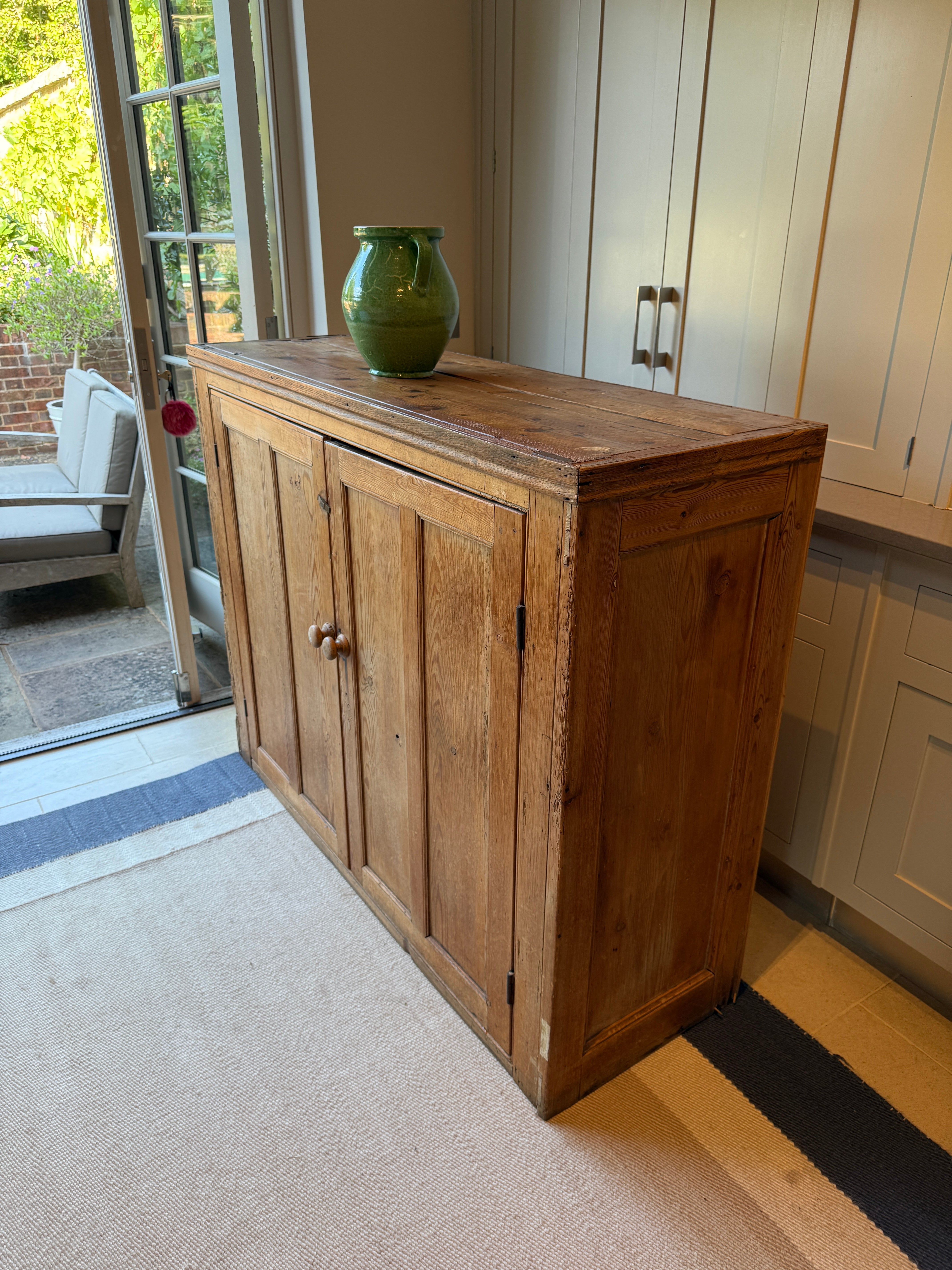Large Antique Pine Cupboard