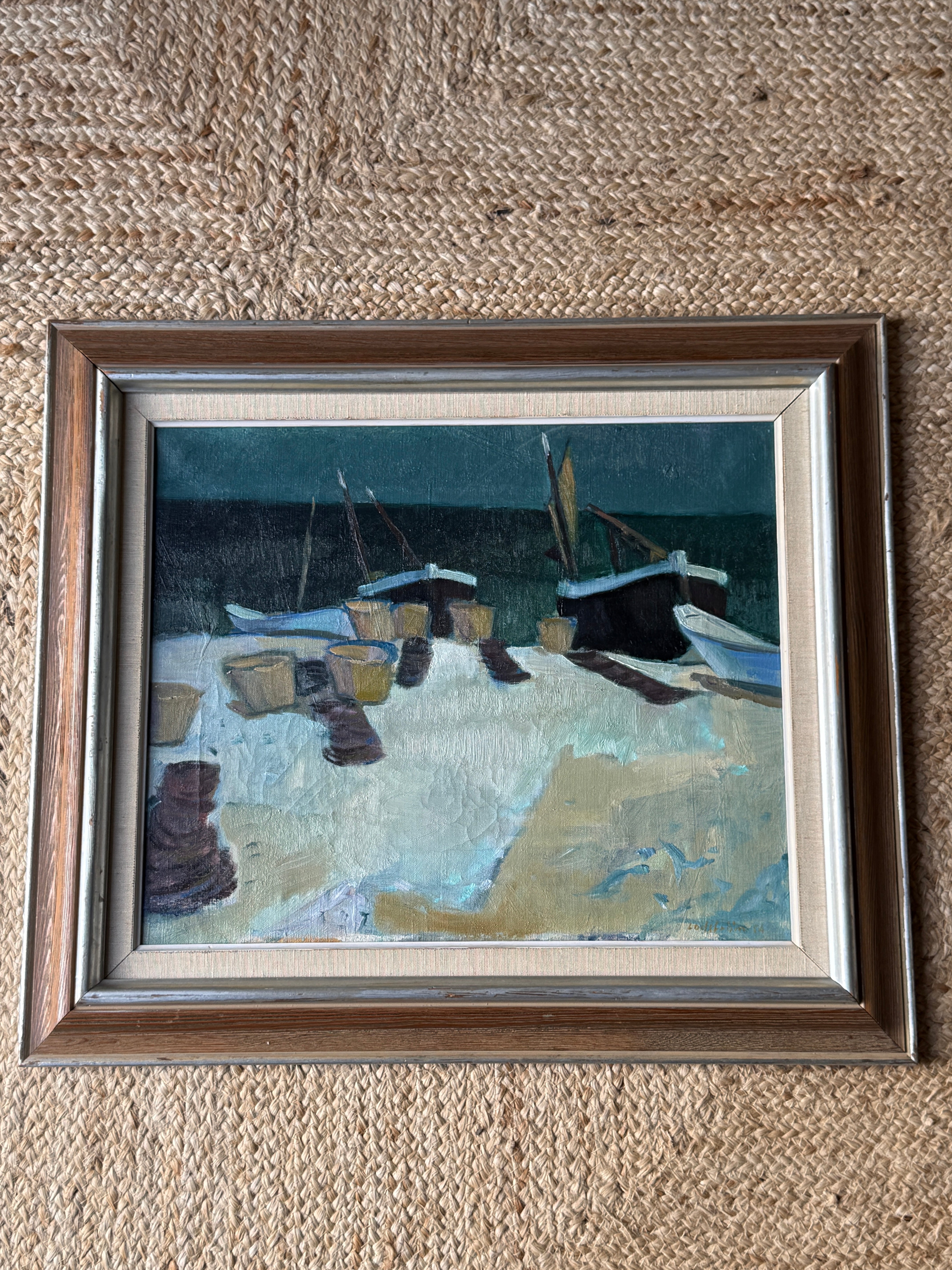 Framed Oil on Canvas by Swedish artist Georg Lodstrom