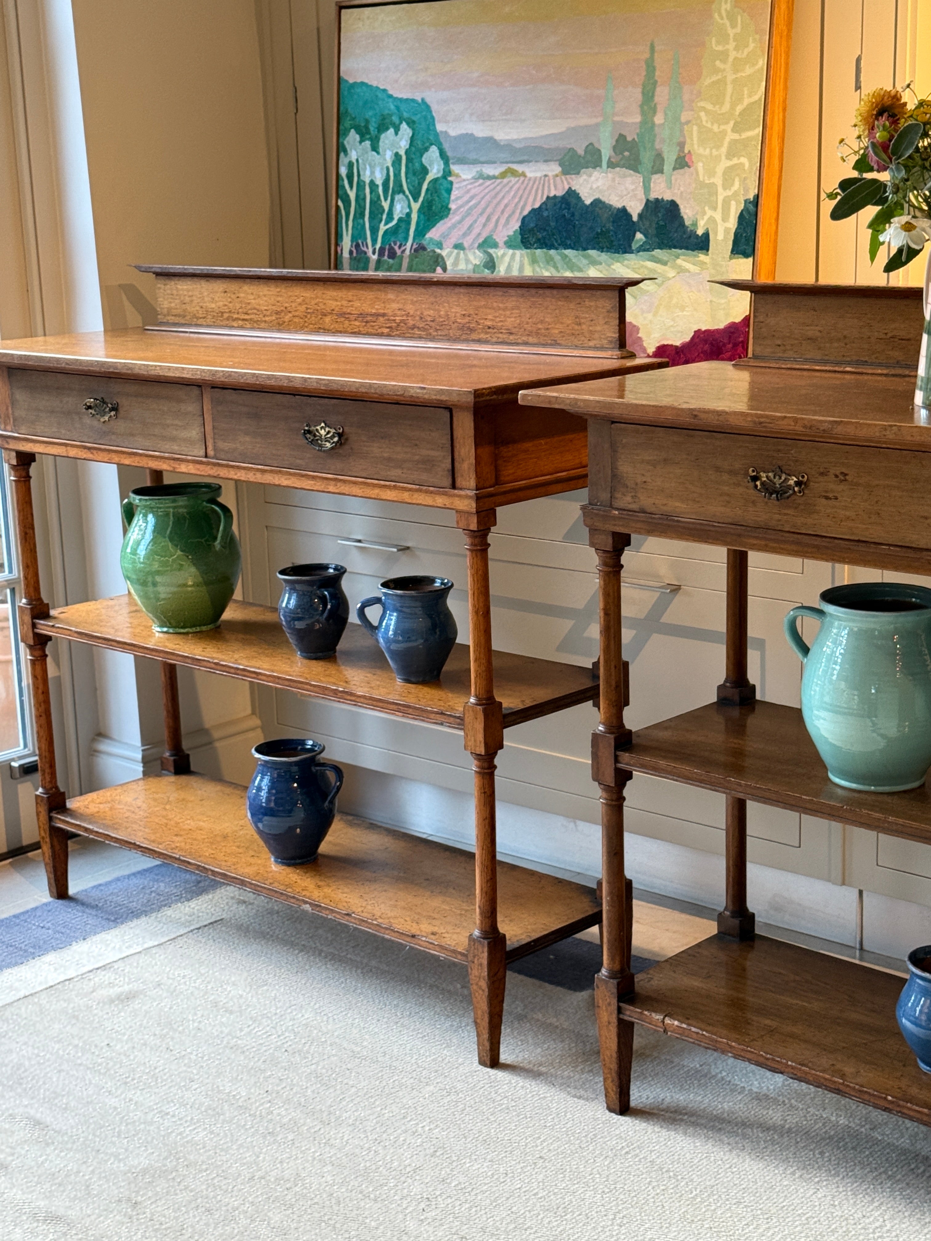 Pair of 19th Century Oak Buffets
