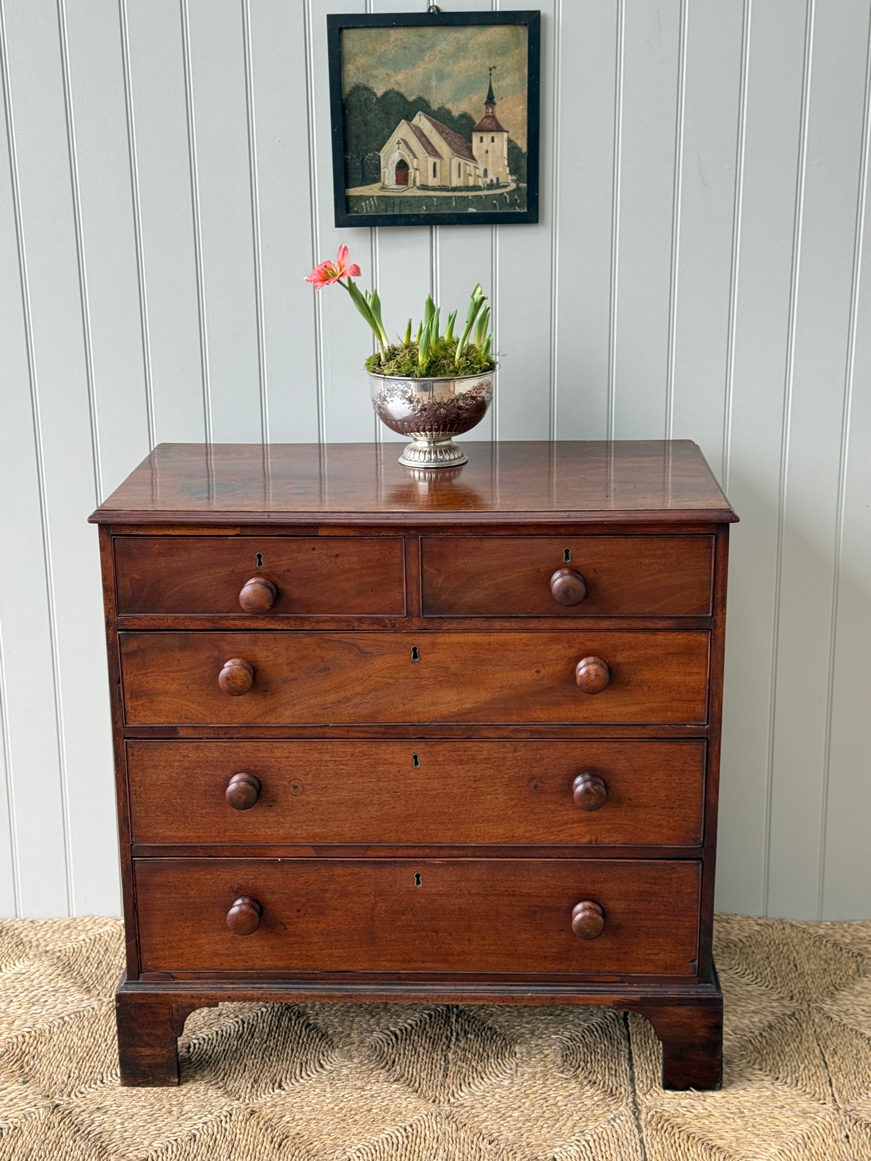 Small 19th Century Mahogany Chest of Drawers