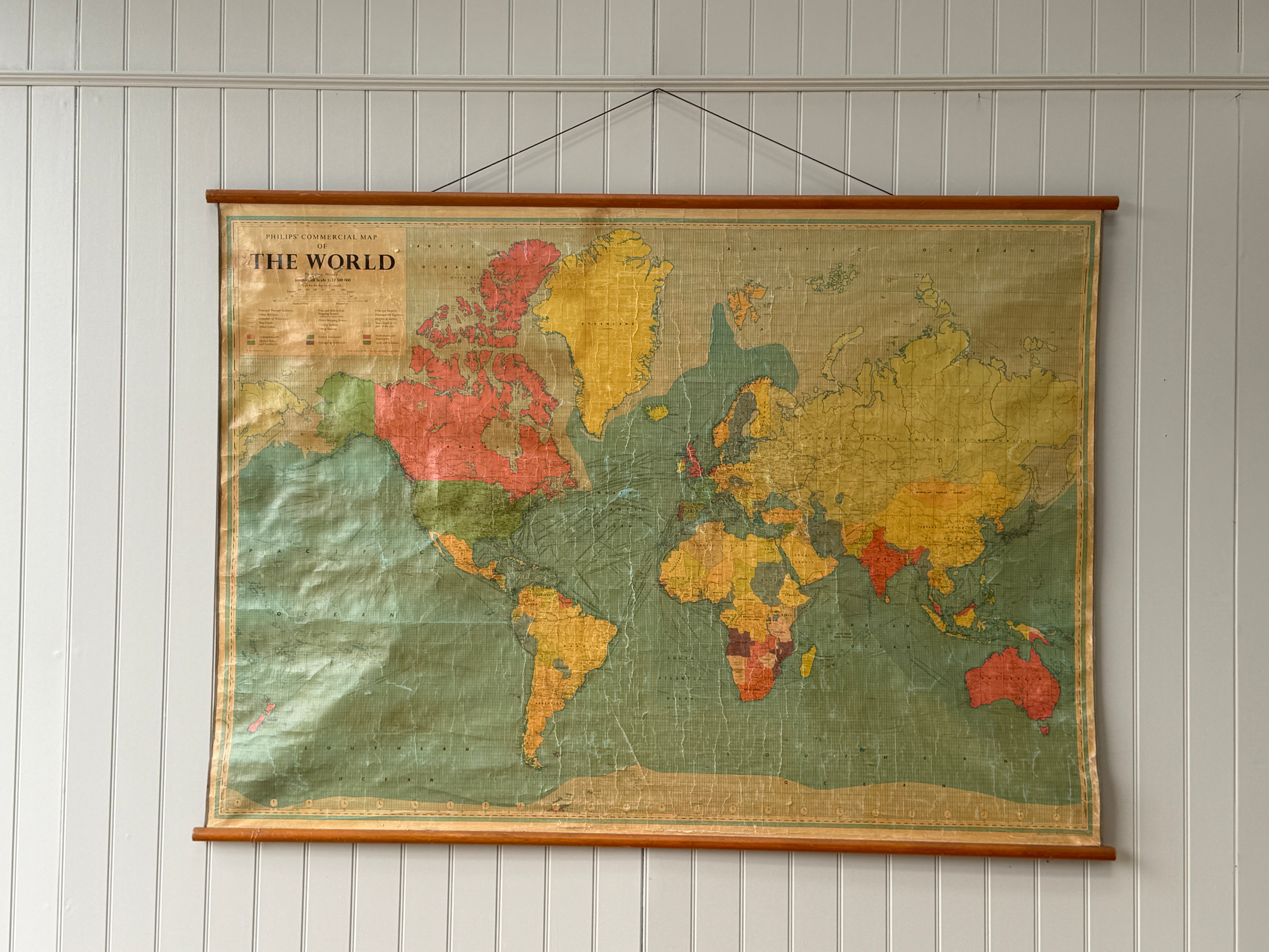 Philips’ Commercial Map of the World