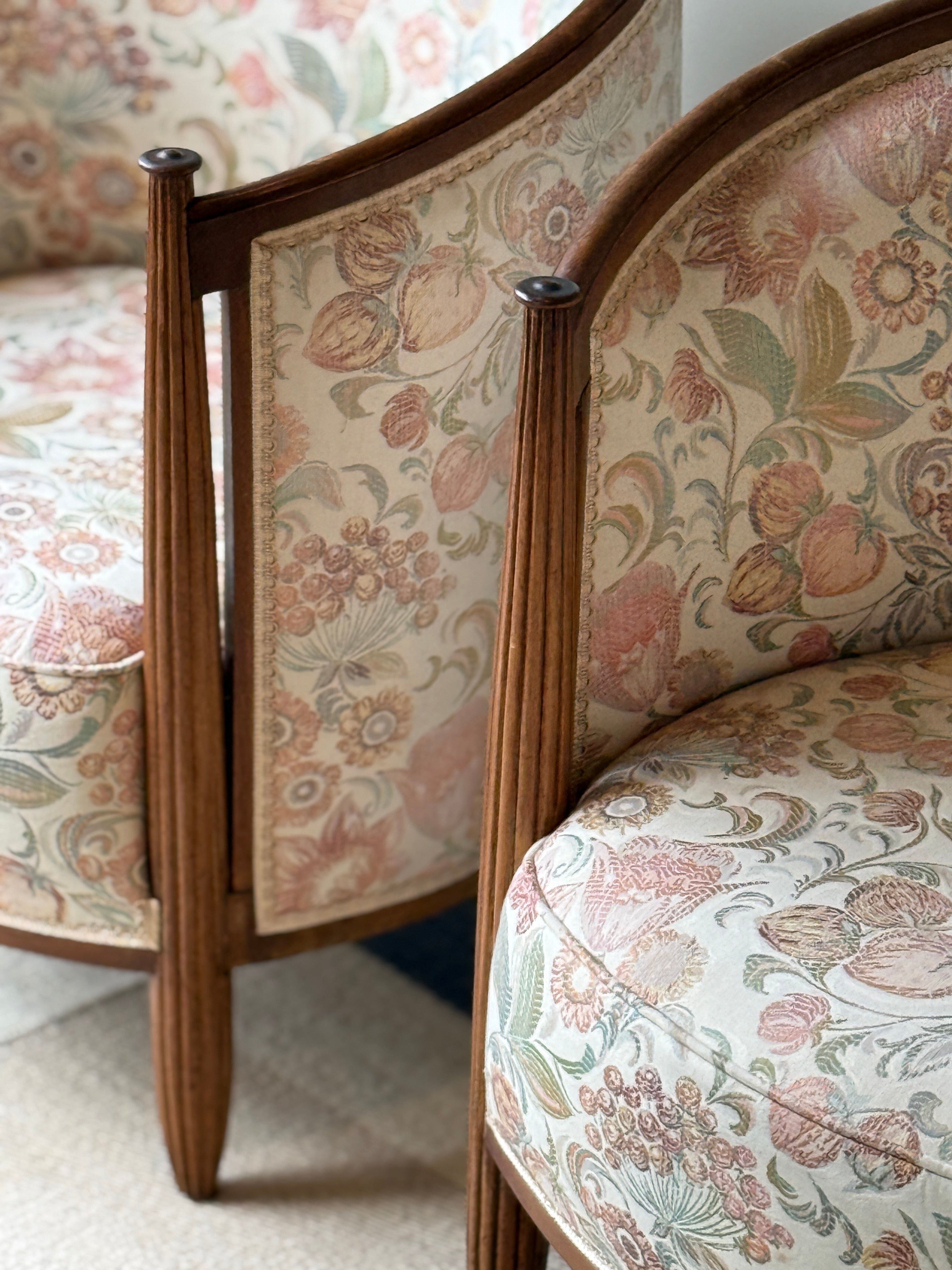 Pair of French Art Deco Chairs