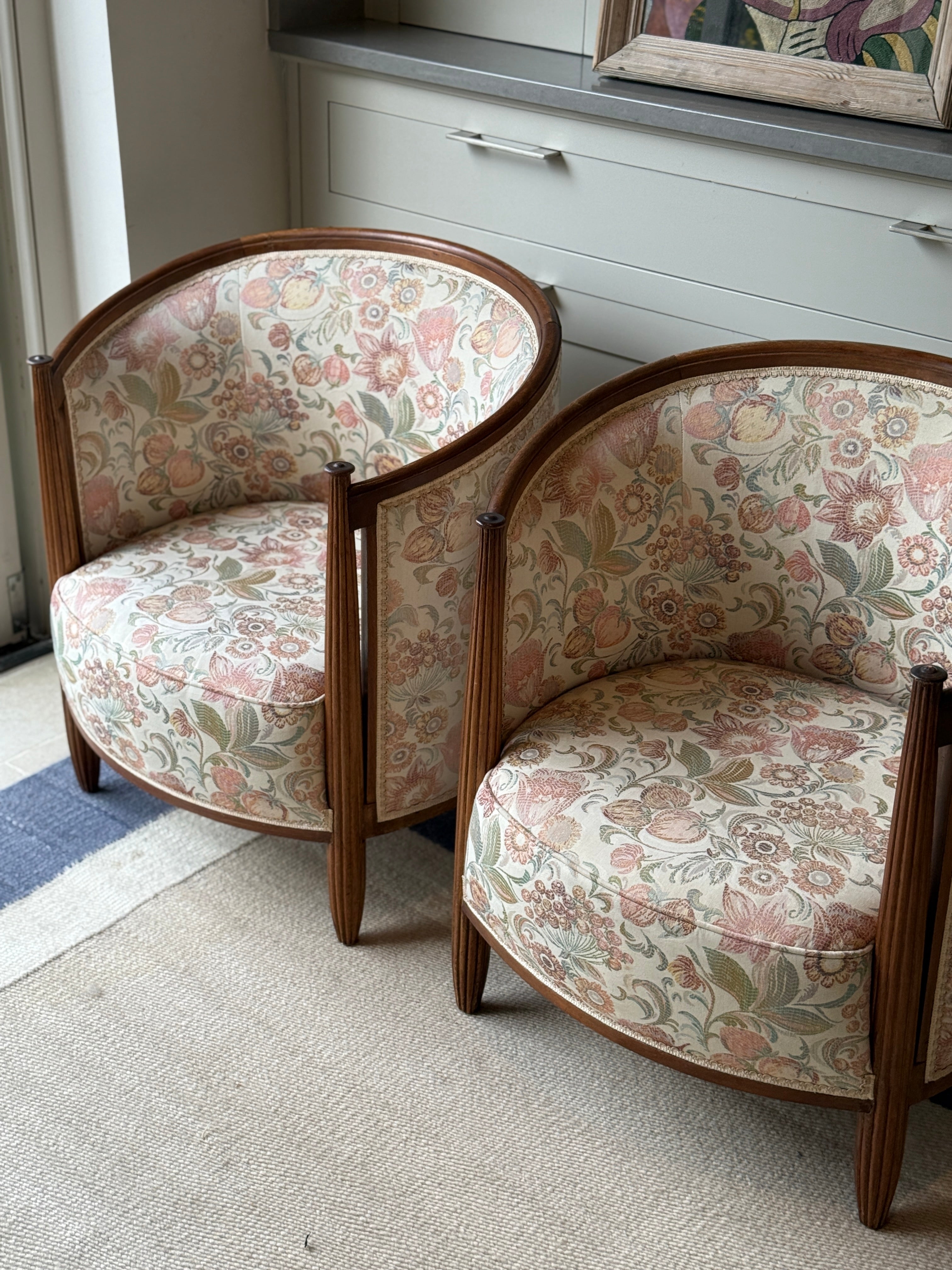 Pair of French Art Deco Chairs