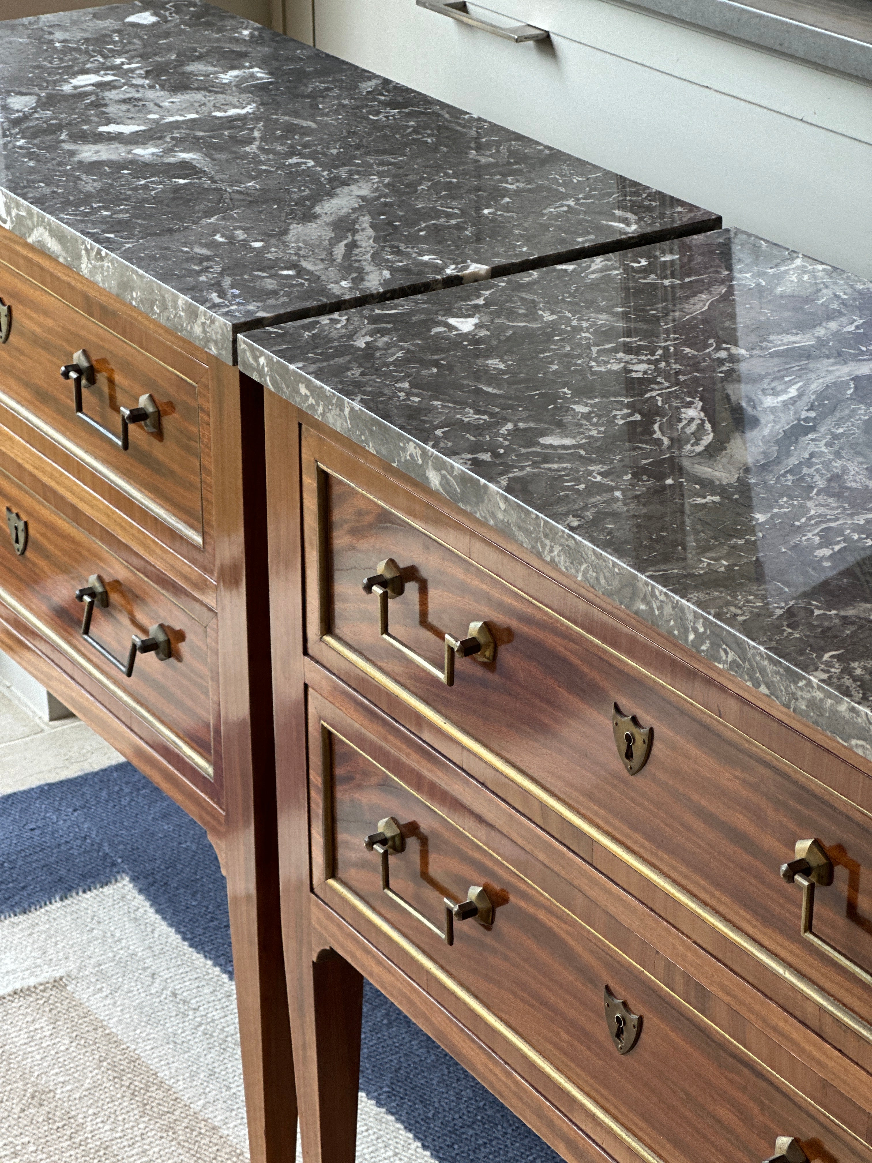 Immaculate Pair of French Commodes