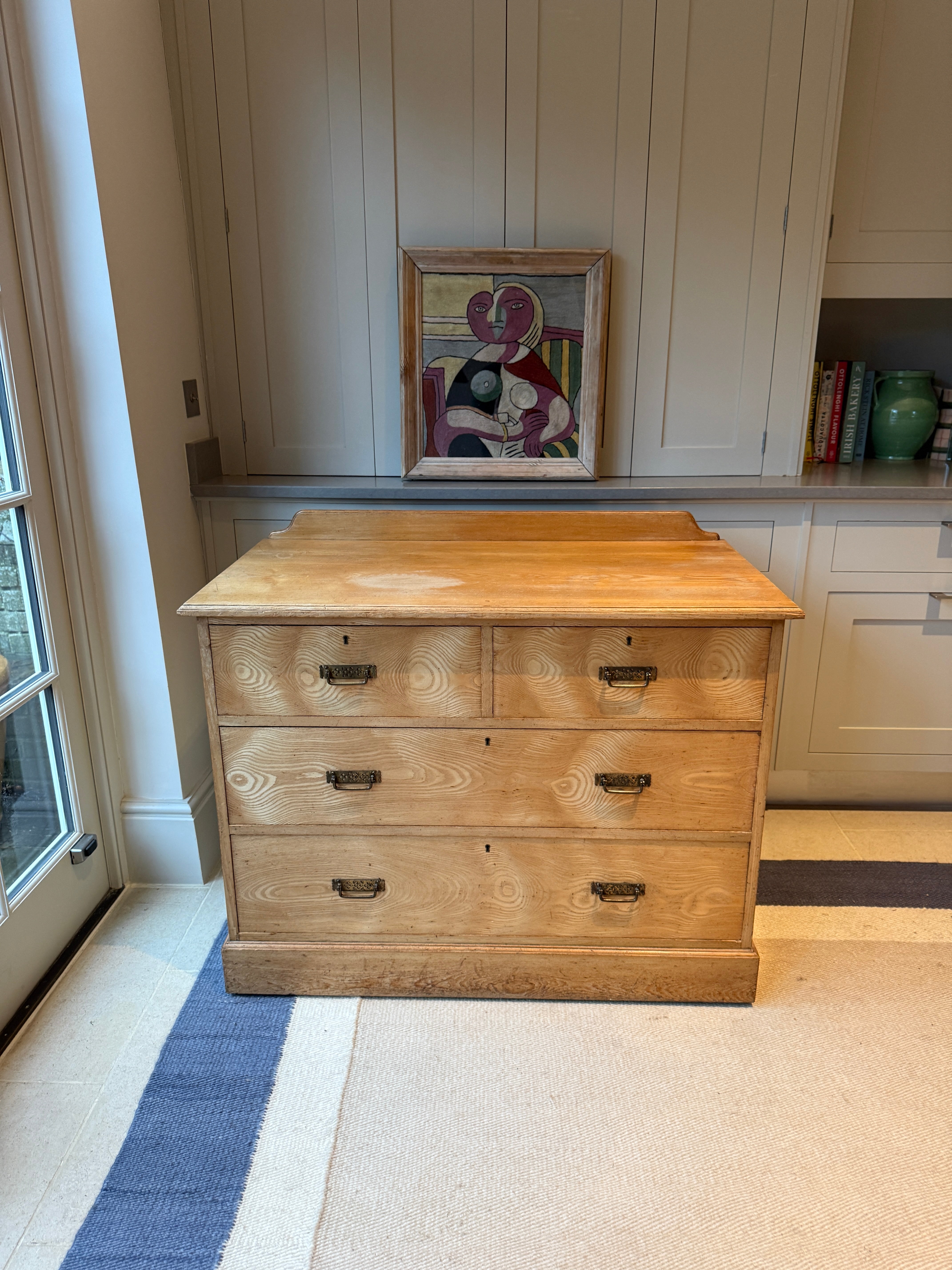 Tangential Cut Ash Chest of Drawers
