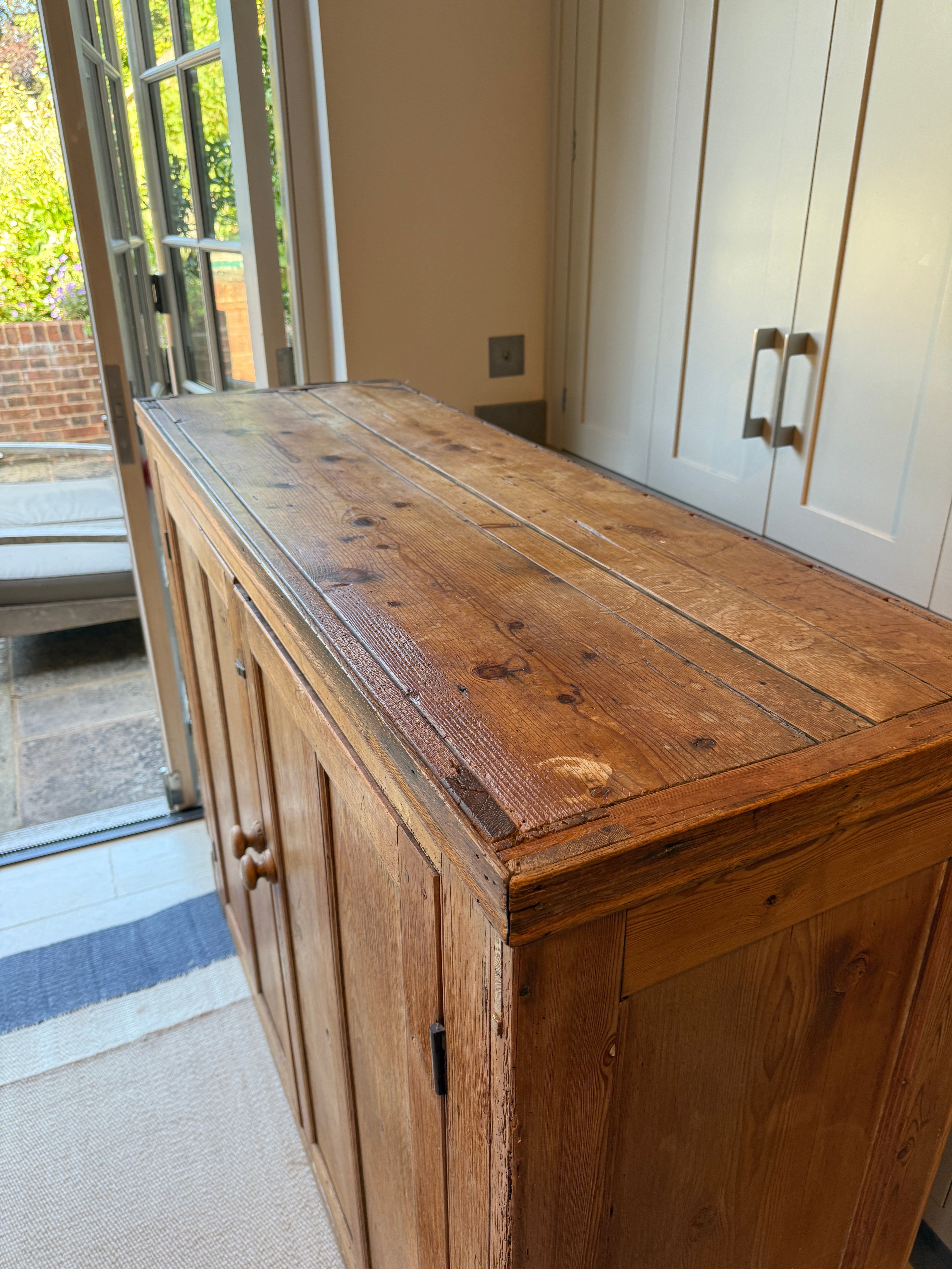 Large Antique Pine Cupboard