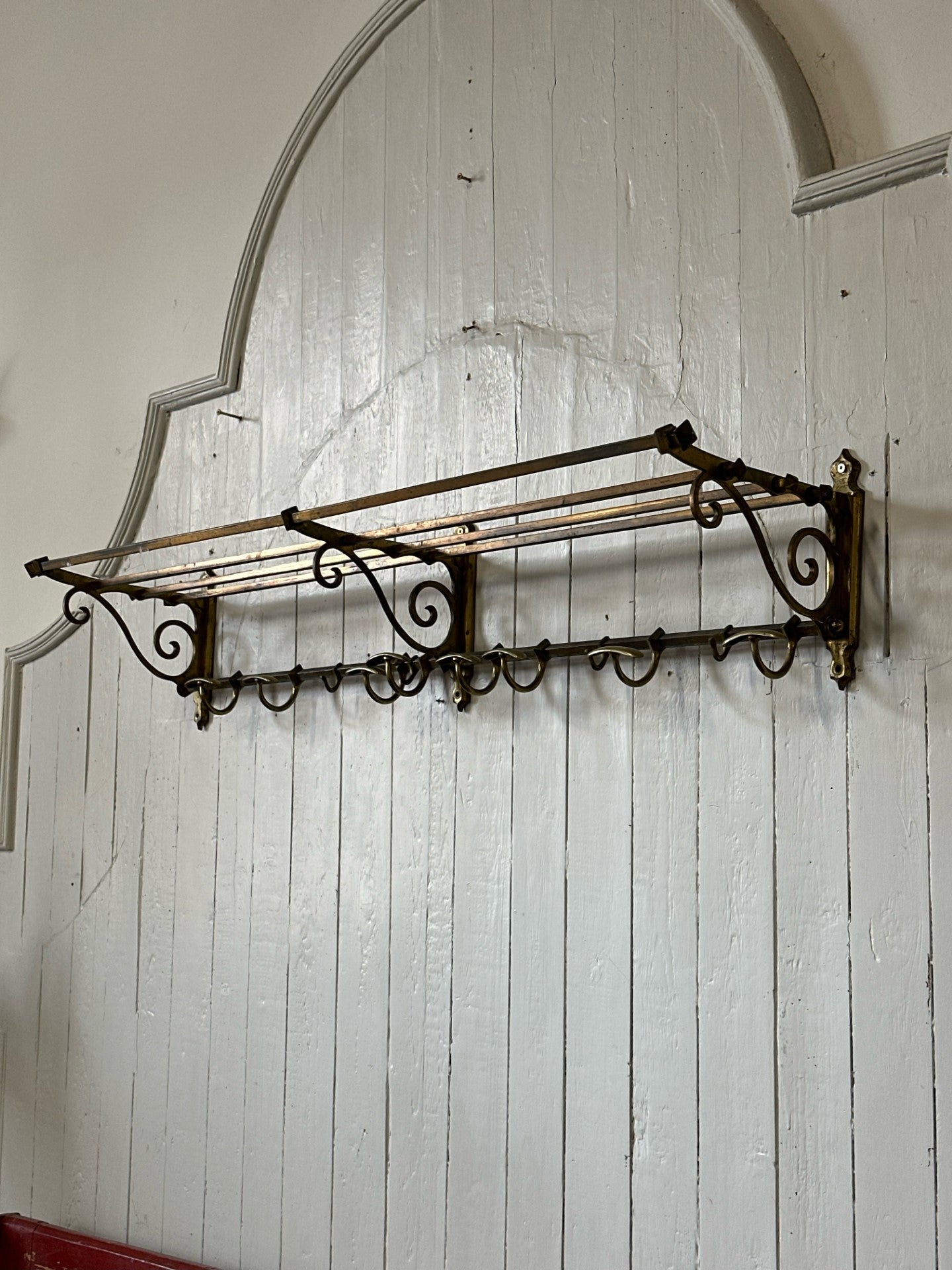French Brass Luggage Rack
