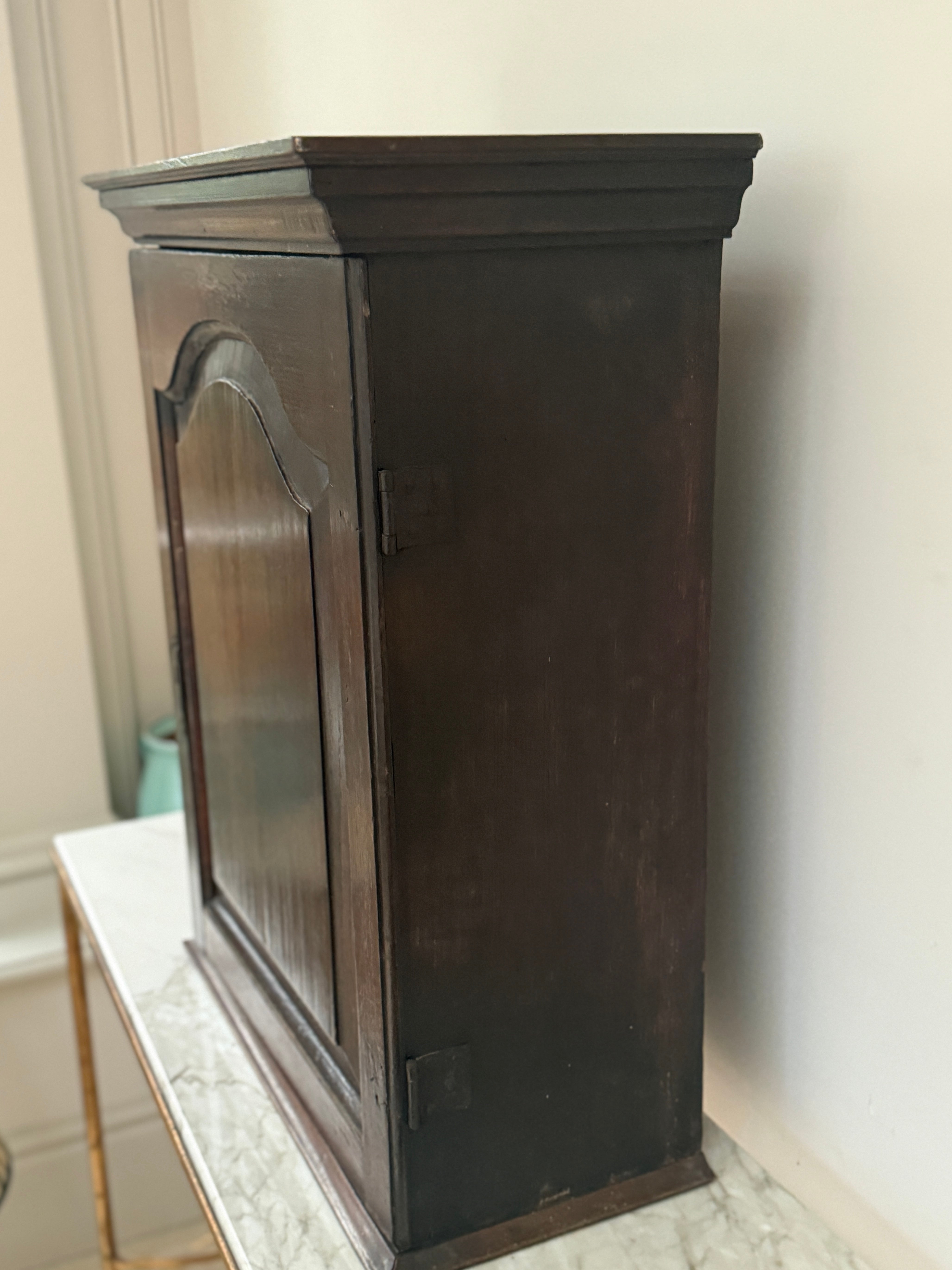 18th Century English Oak Spice Cupboard