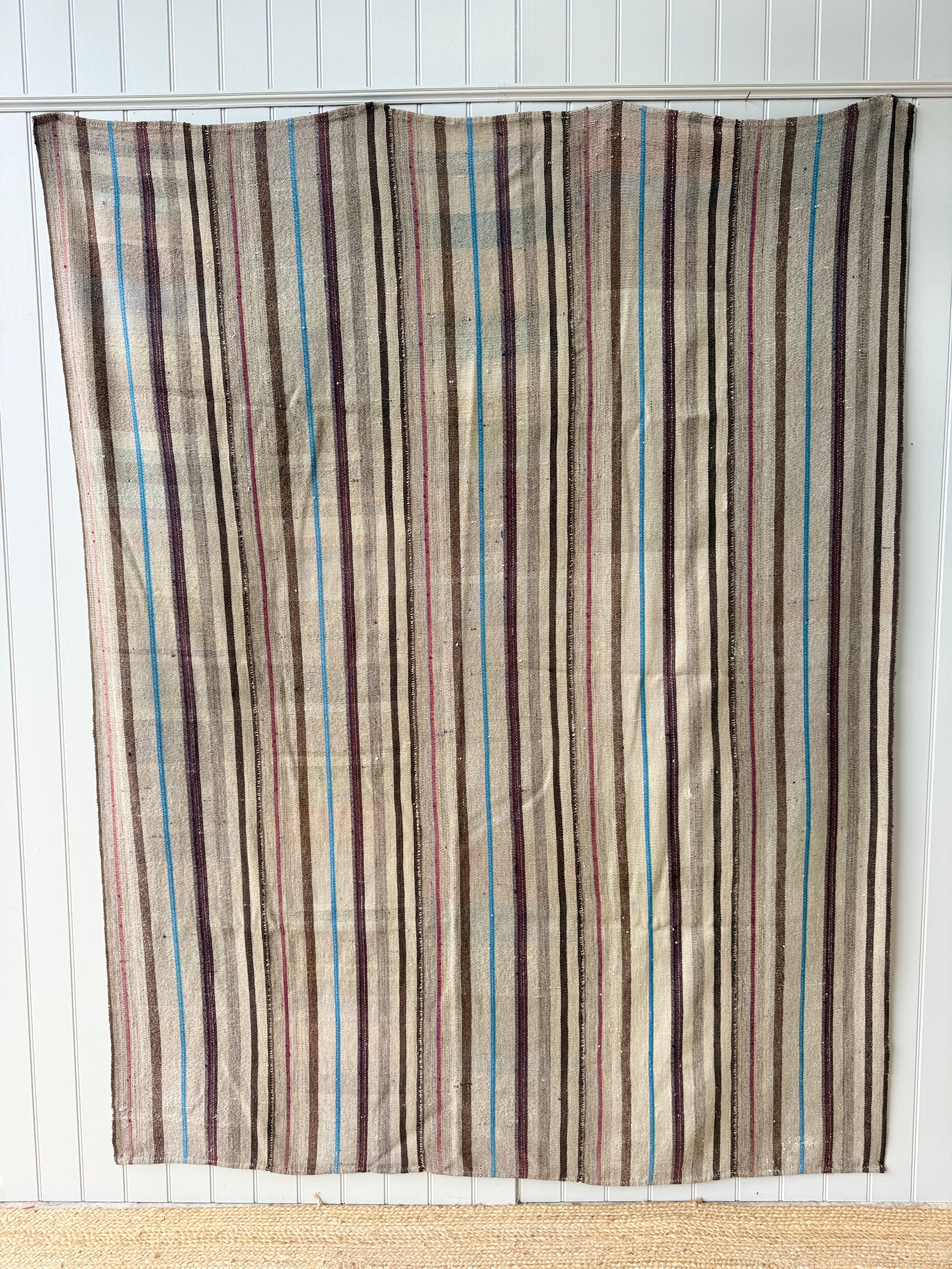 Antique Anatolian Jajim Kilim Rug 231 x 180cm