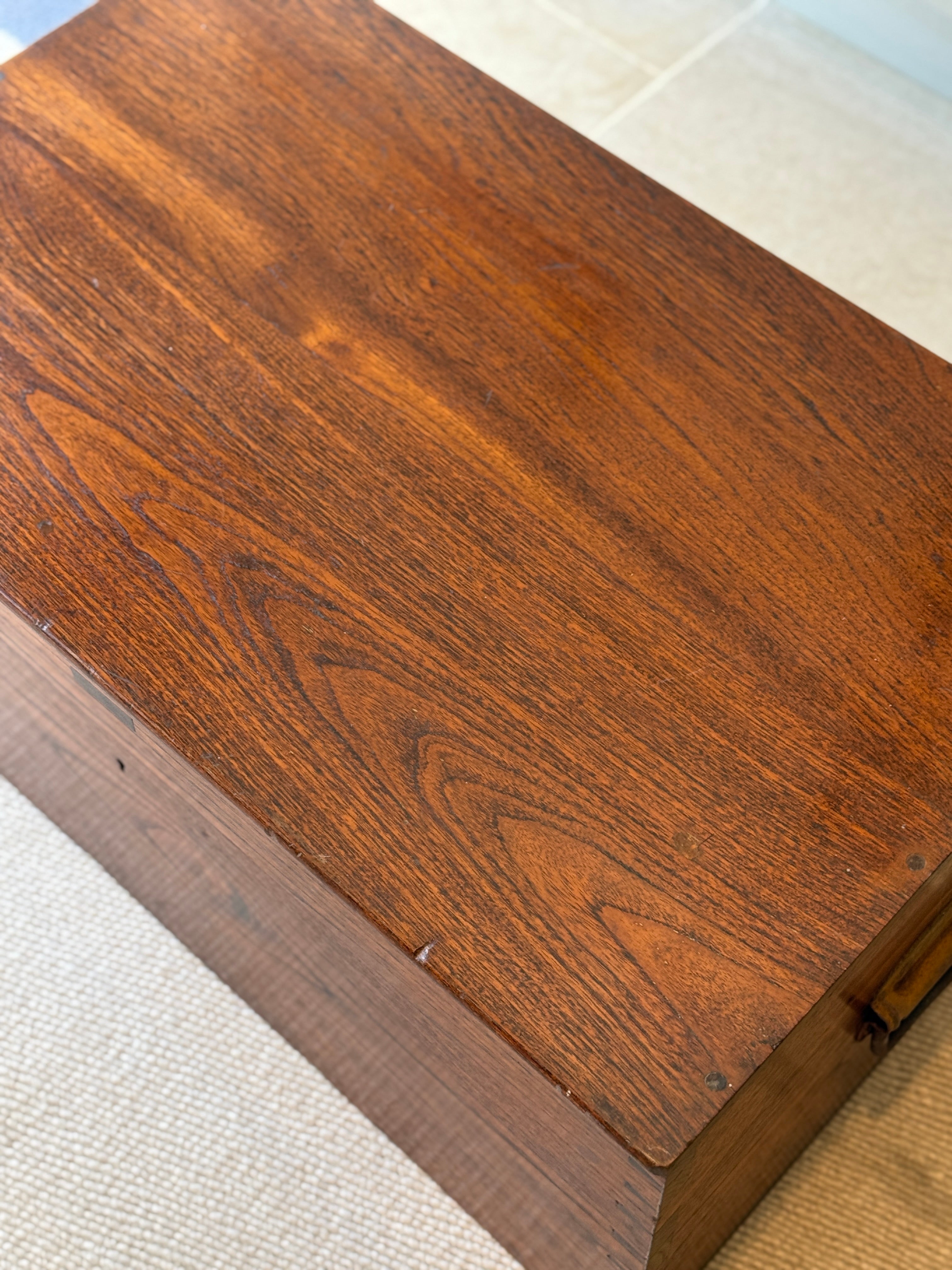 Small Teak Trunk with Great History