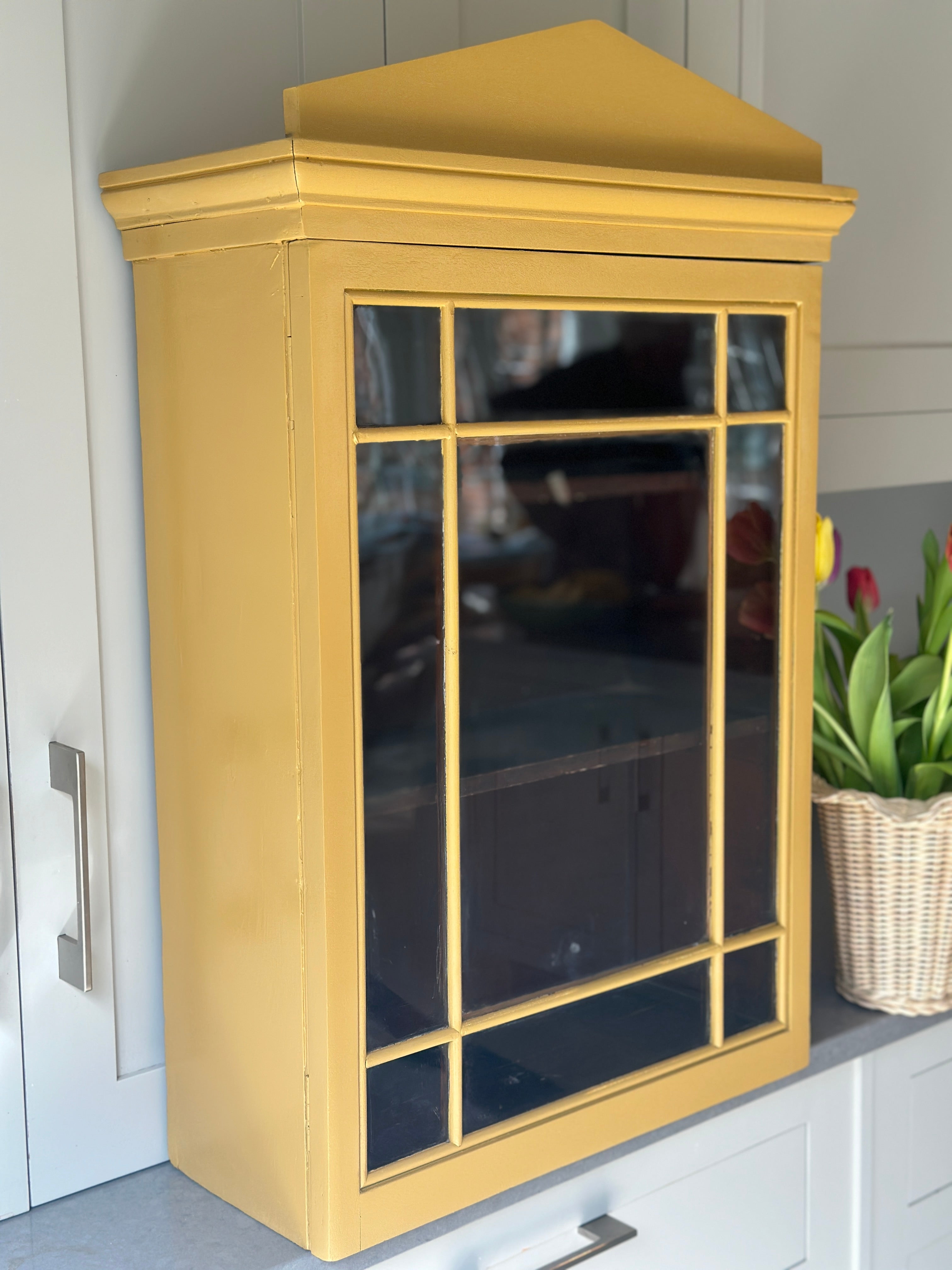 Astral Glazed Mahogany Wall Cabinet