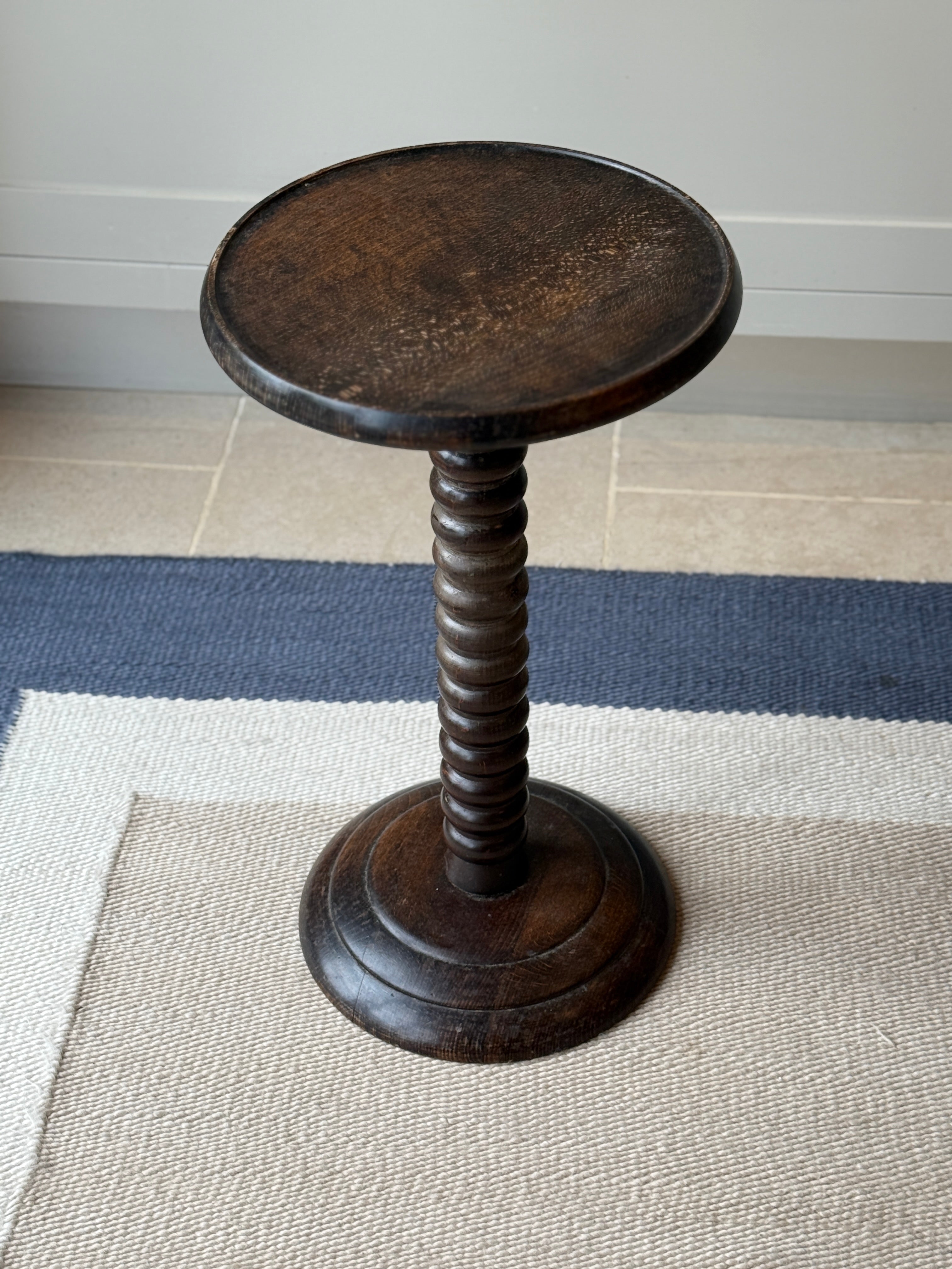 French Oak Bobbin side table