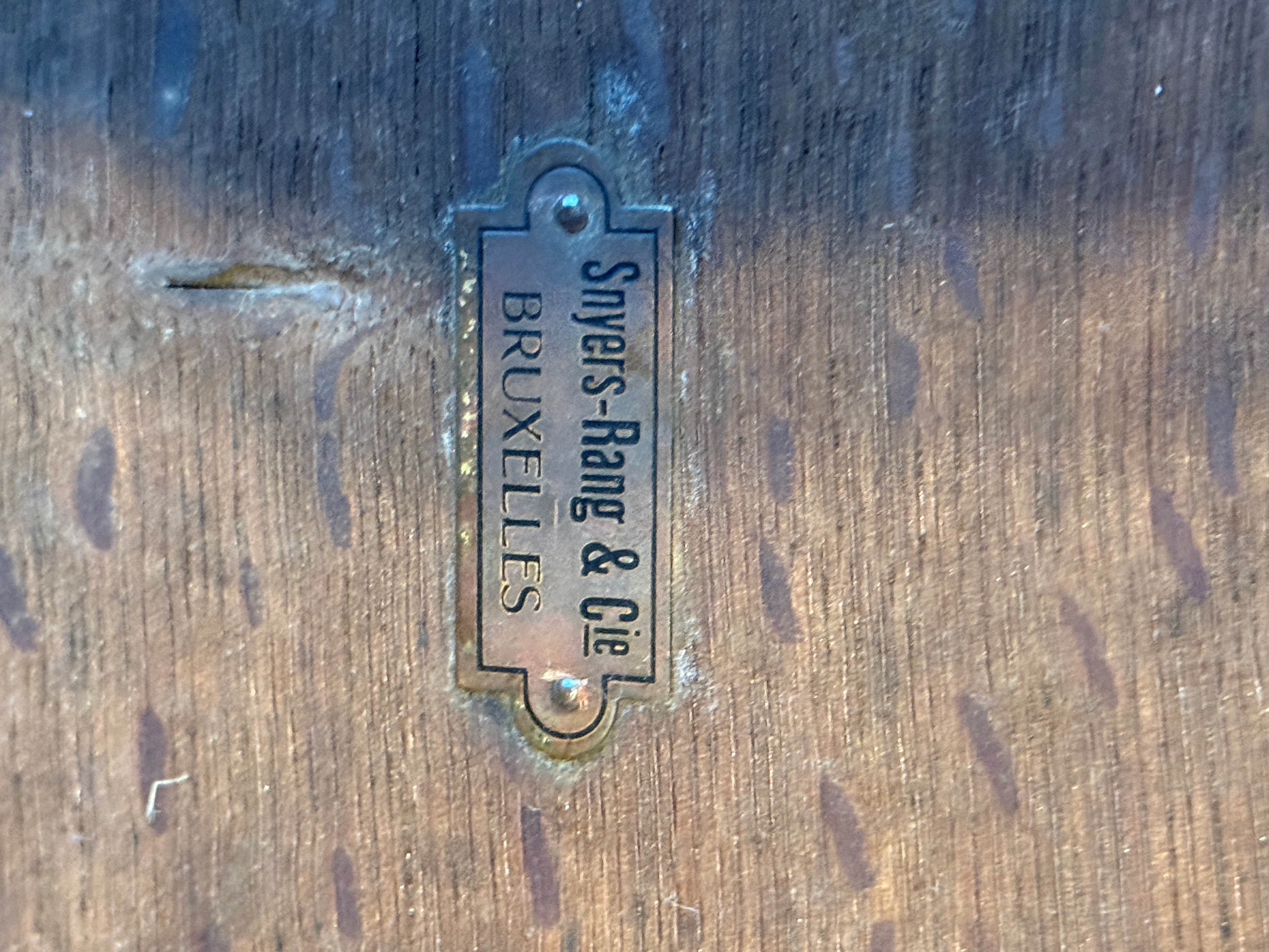 Oak Table by Snyers-Rang & Cie Bruxelles