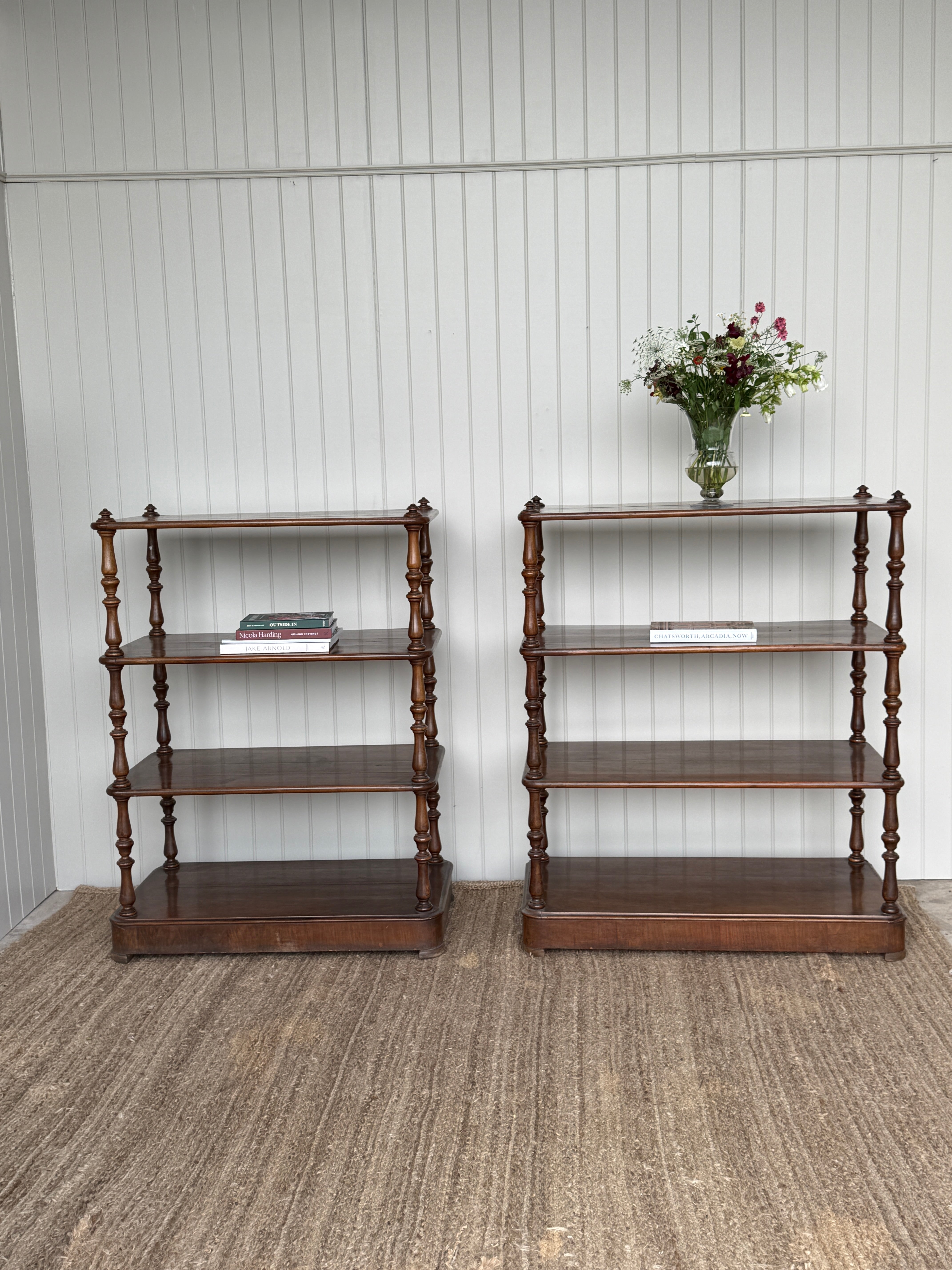 Pair is Late 19th Century Whatnots