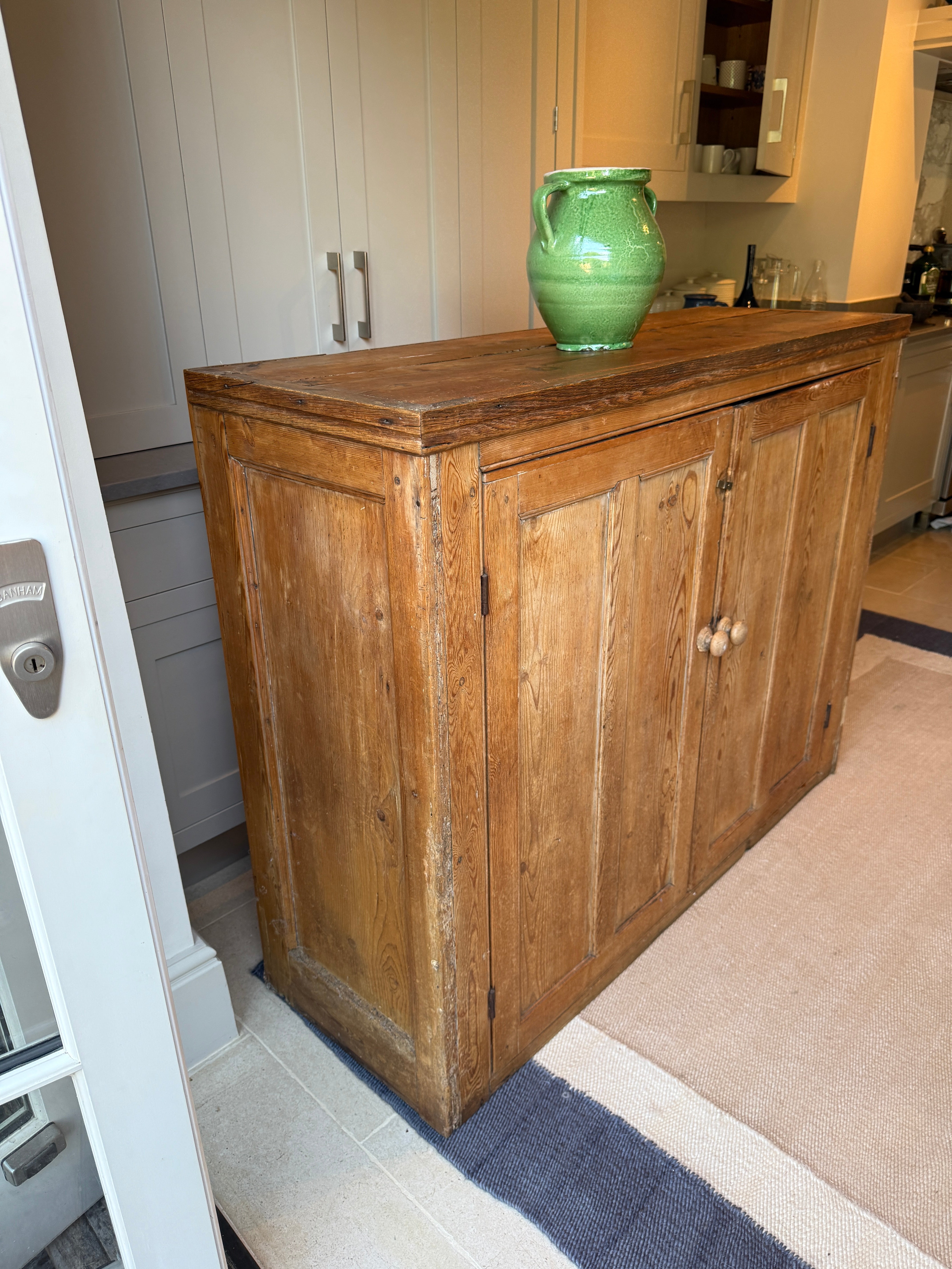 Large Antique Pine Cupboard