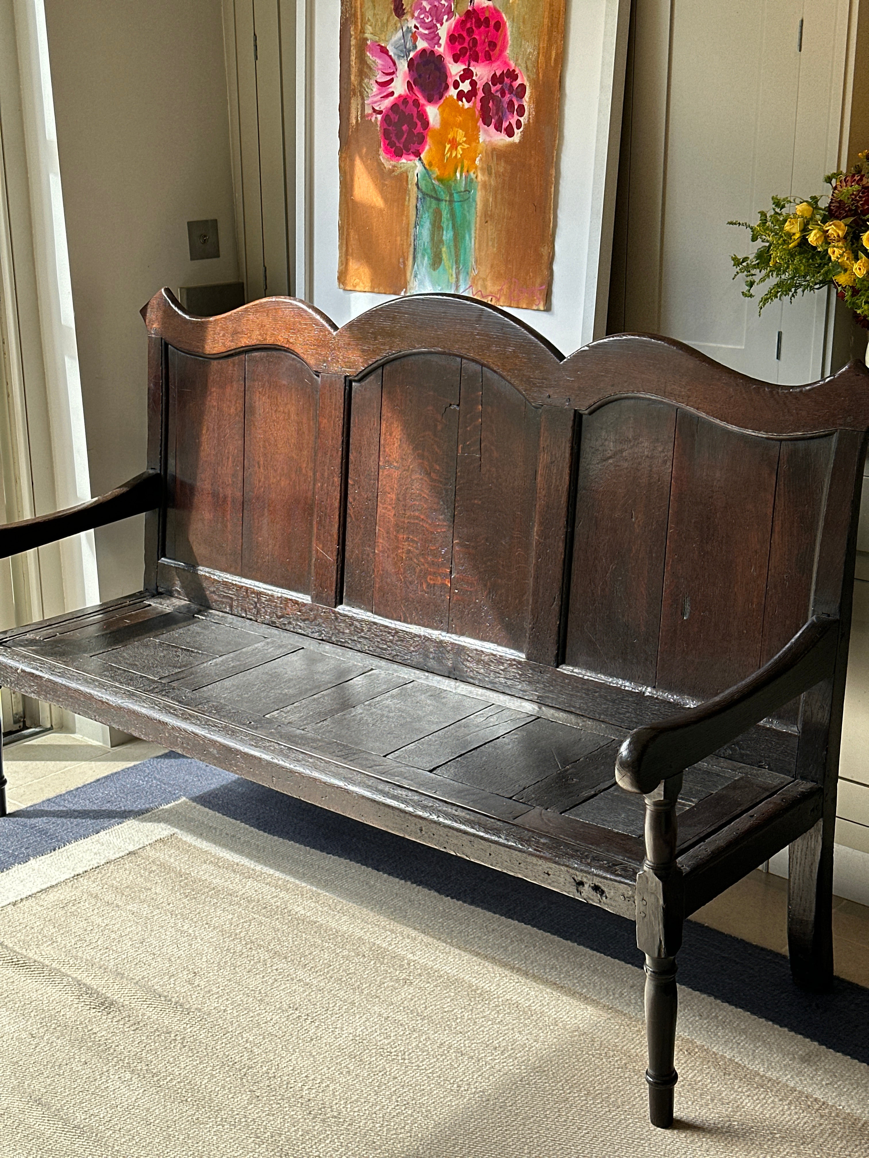 Late C17th Oak Bench/Settle