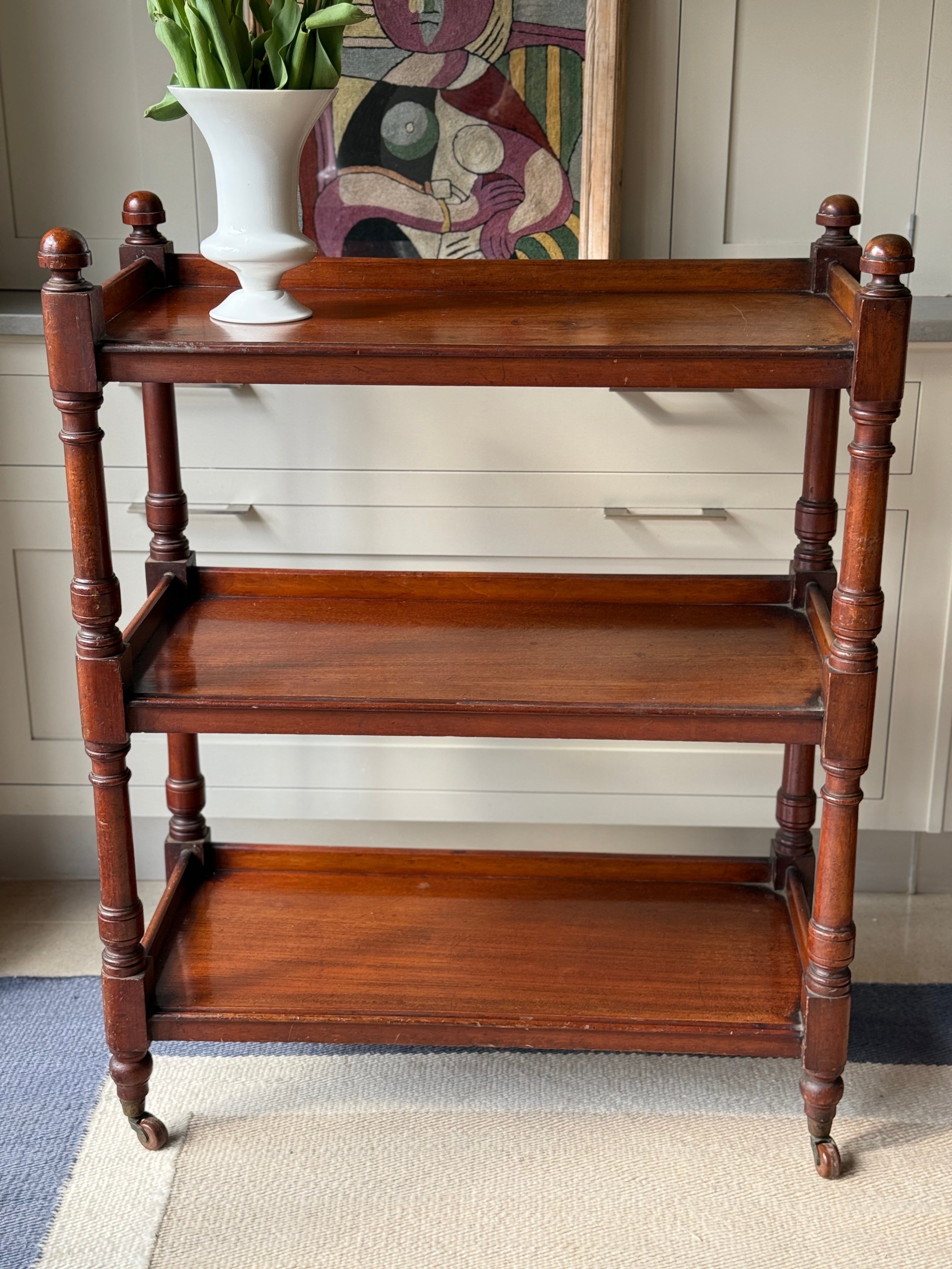 19th Century Mahogany Buffet on Castors