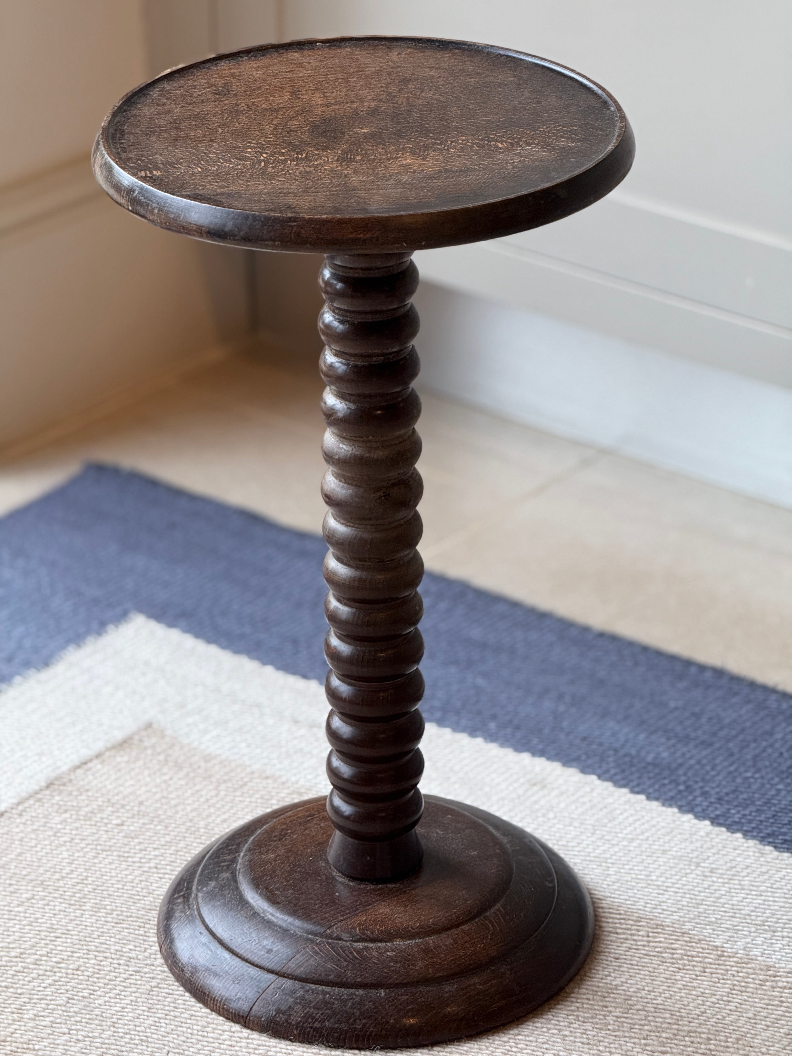 French Oak Bobbin side table