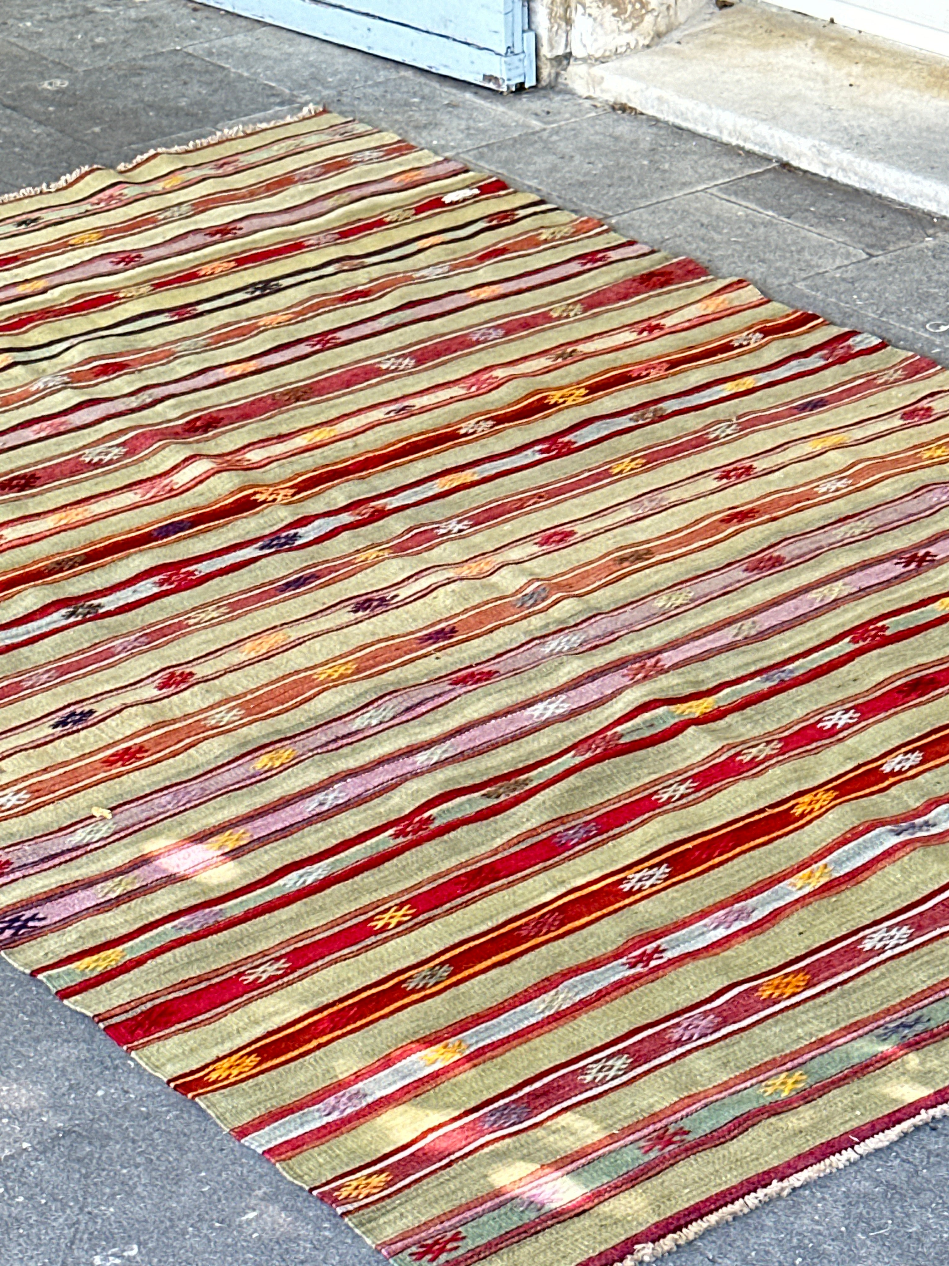 Large Vintage Anatolian Kilim