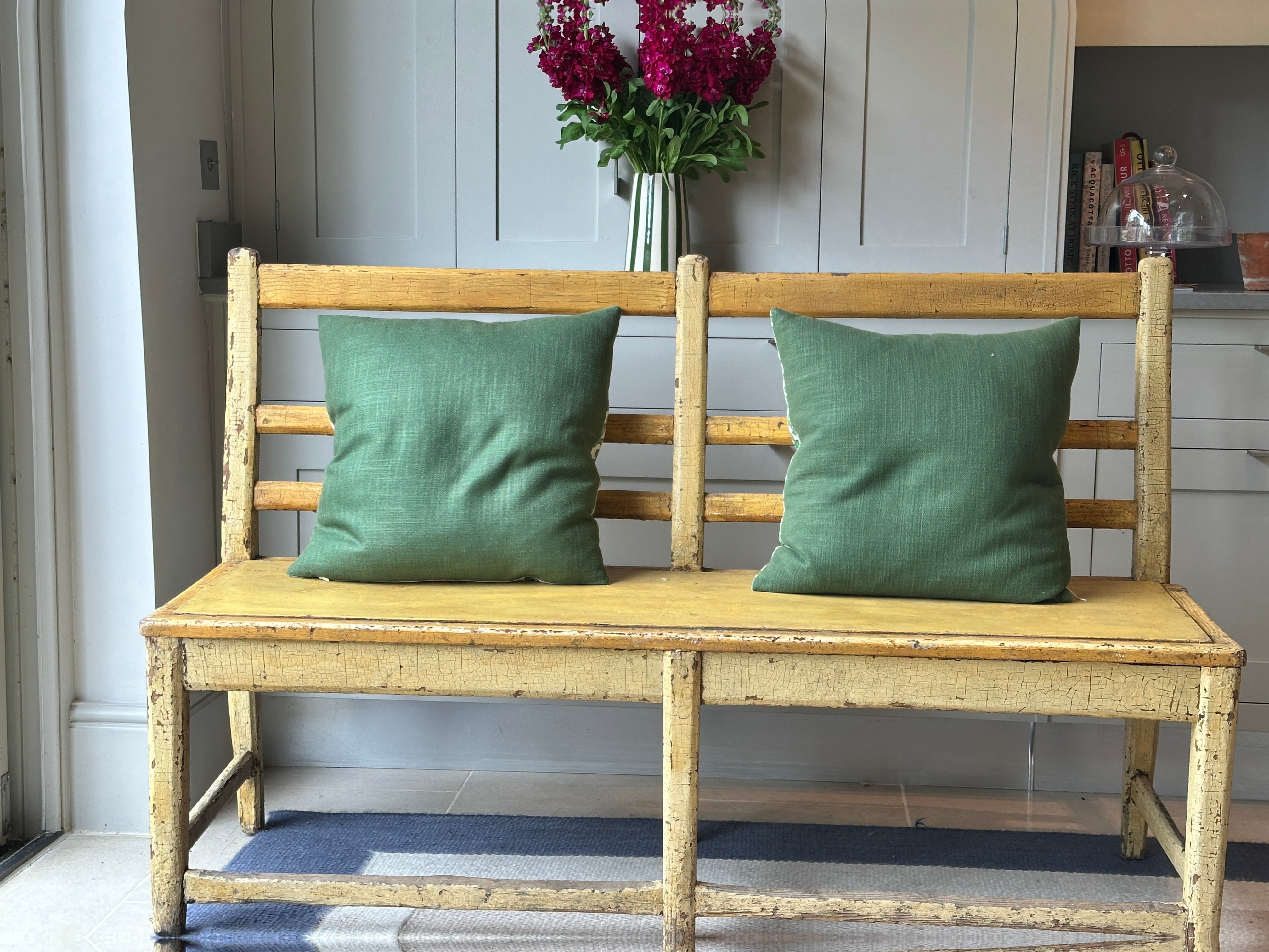 Painted Country House Bench