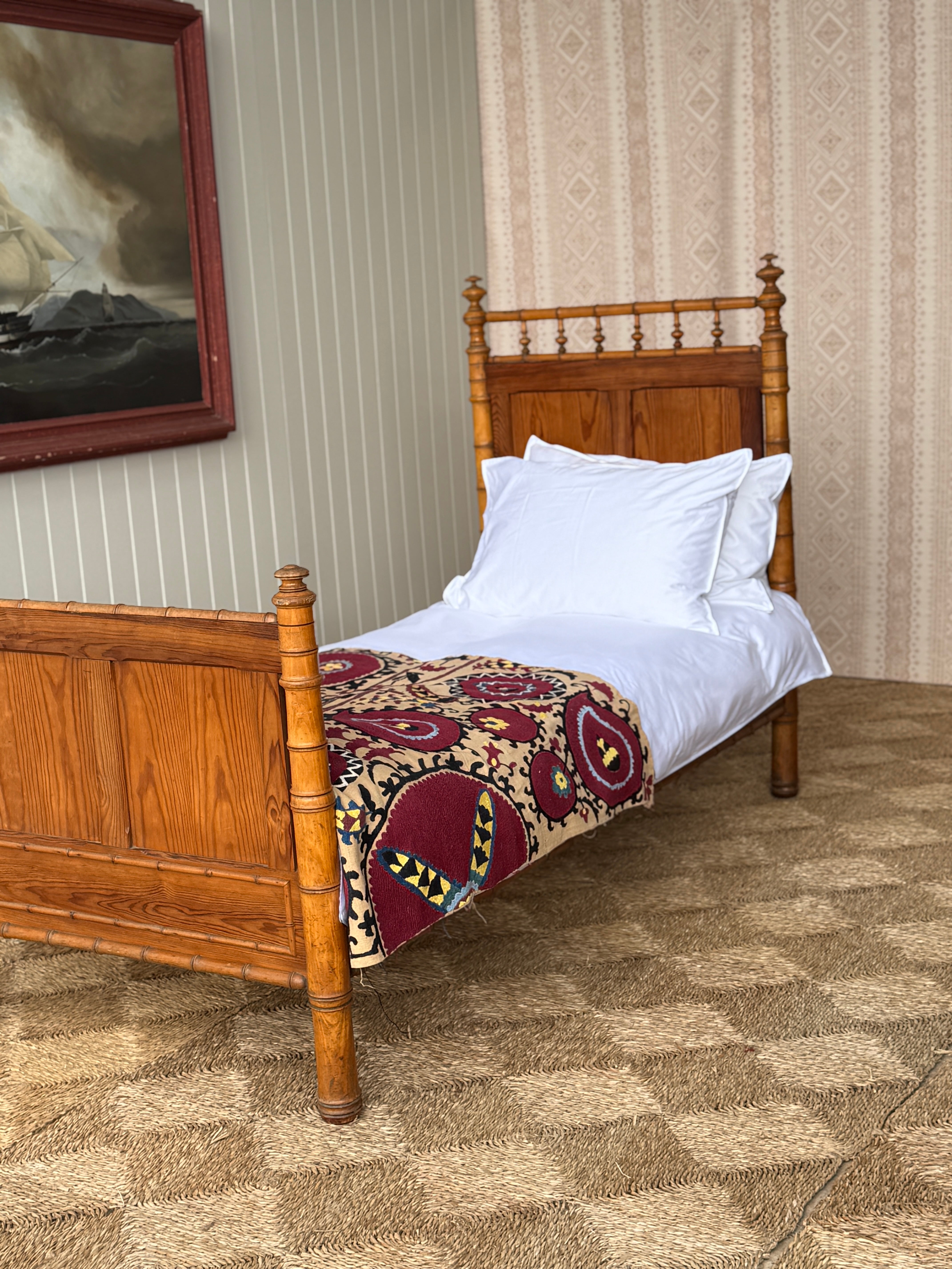 Faux Bamboo Single Bed
