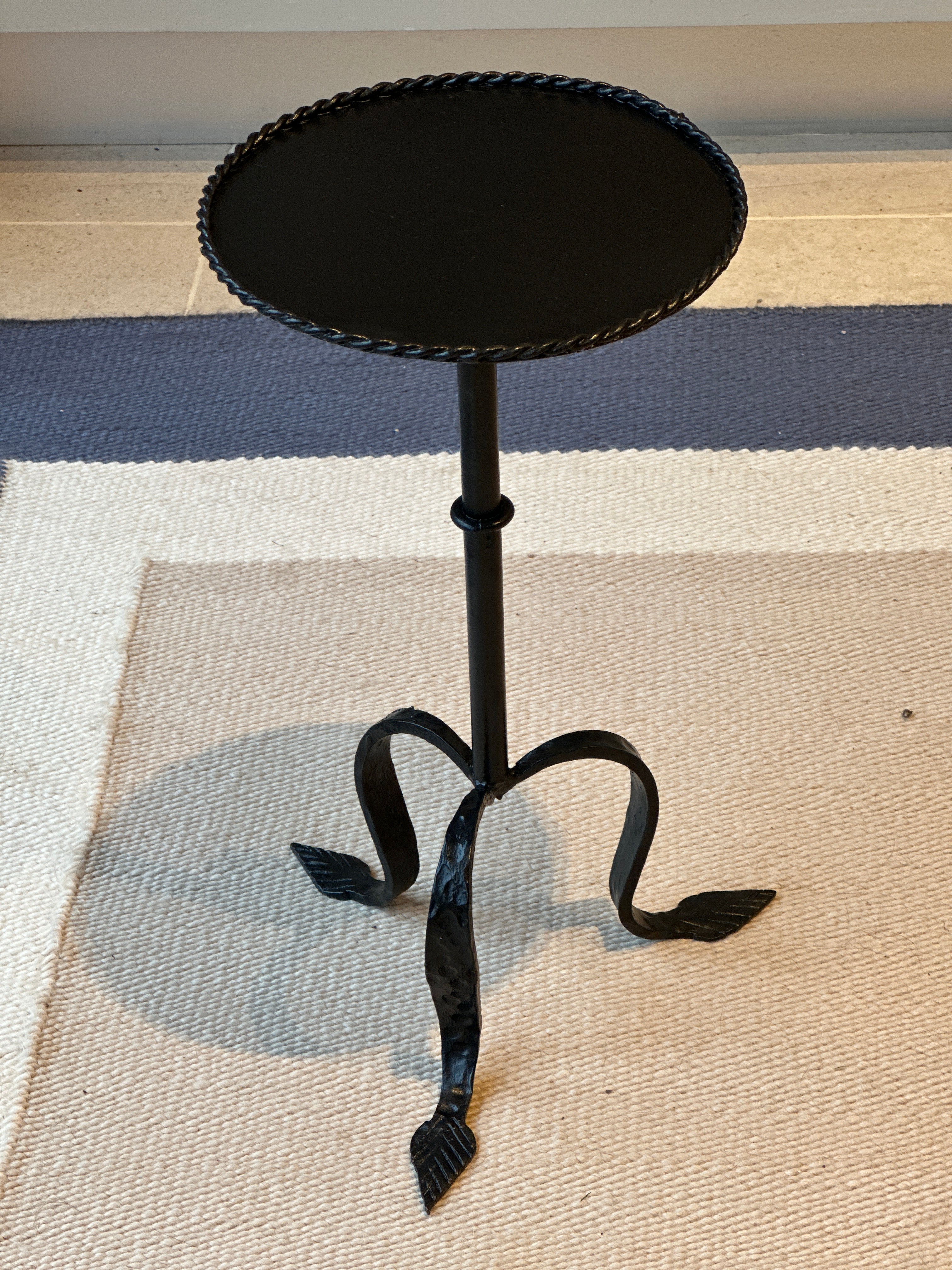 Original Mid Century Spanish Martini Table in black