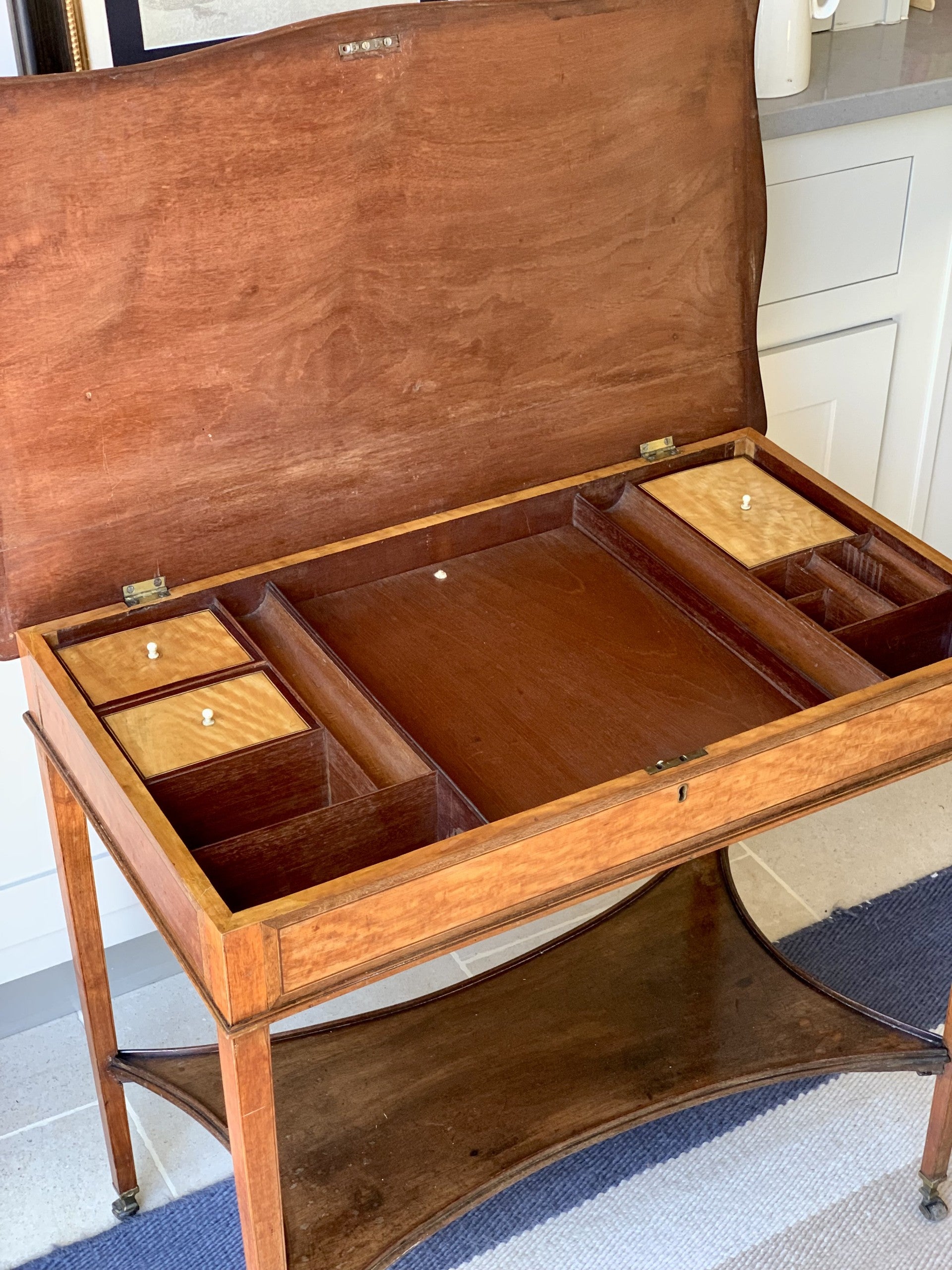 Regency Satinwood Vanity Table