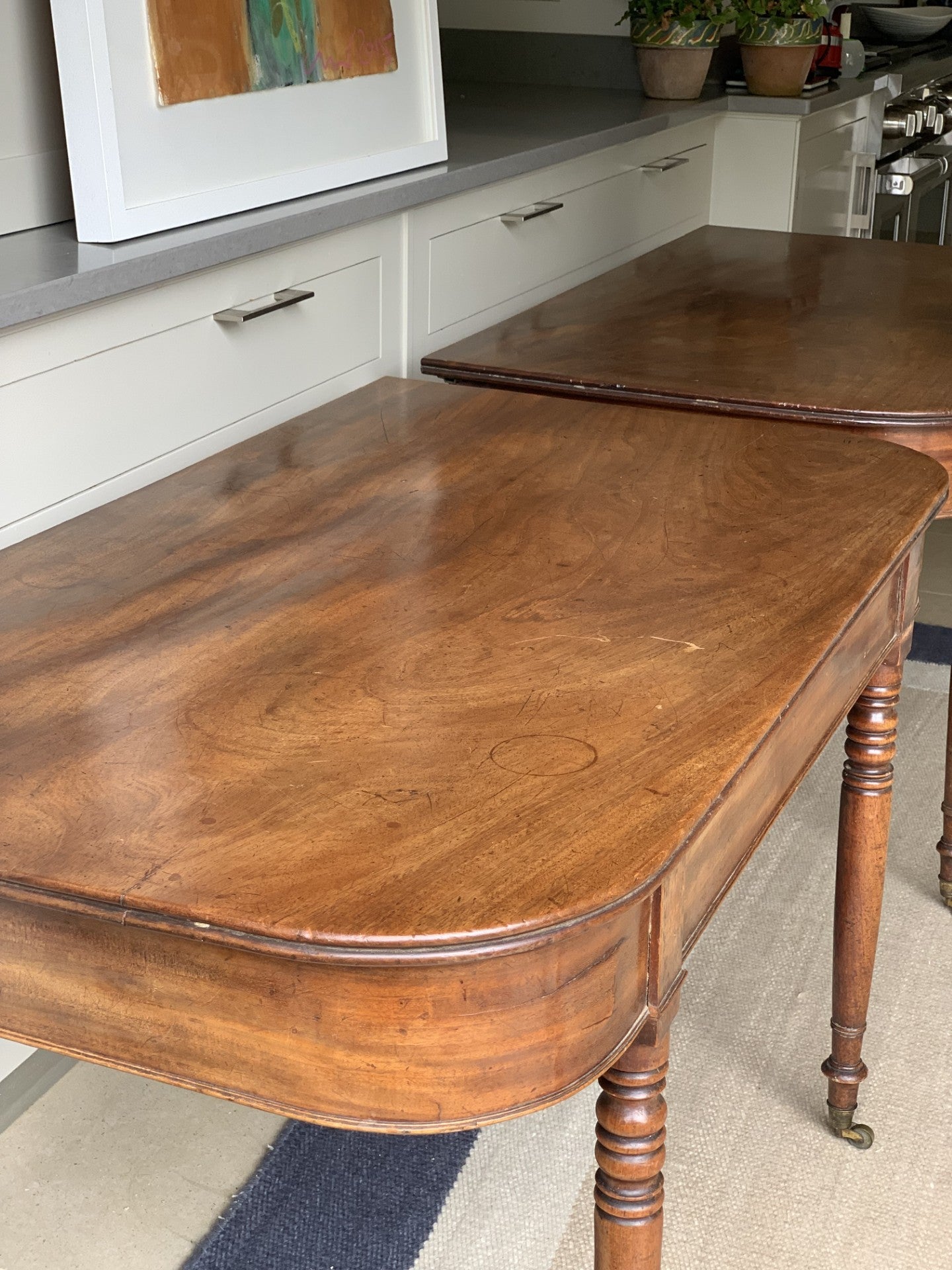 Stunning Pair of 'D' End Tables