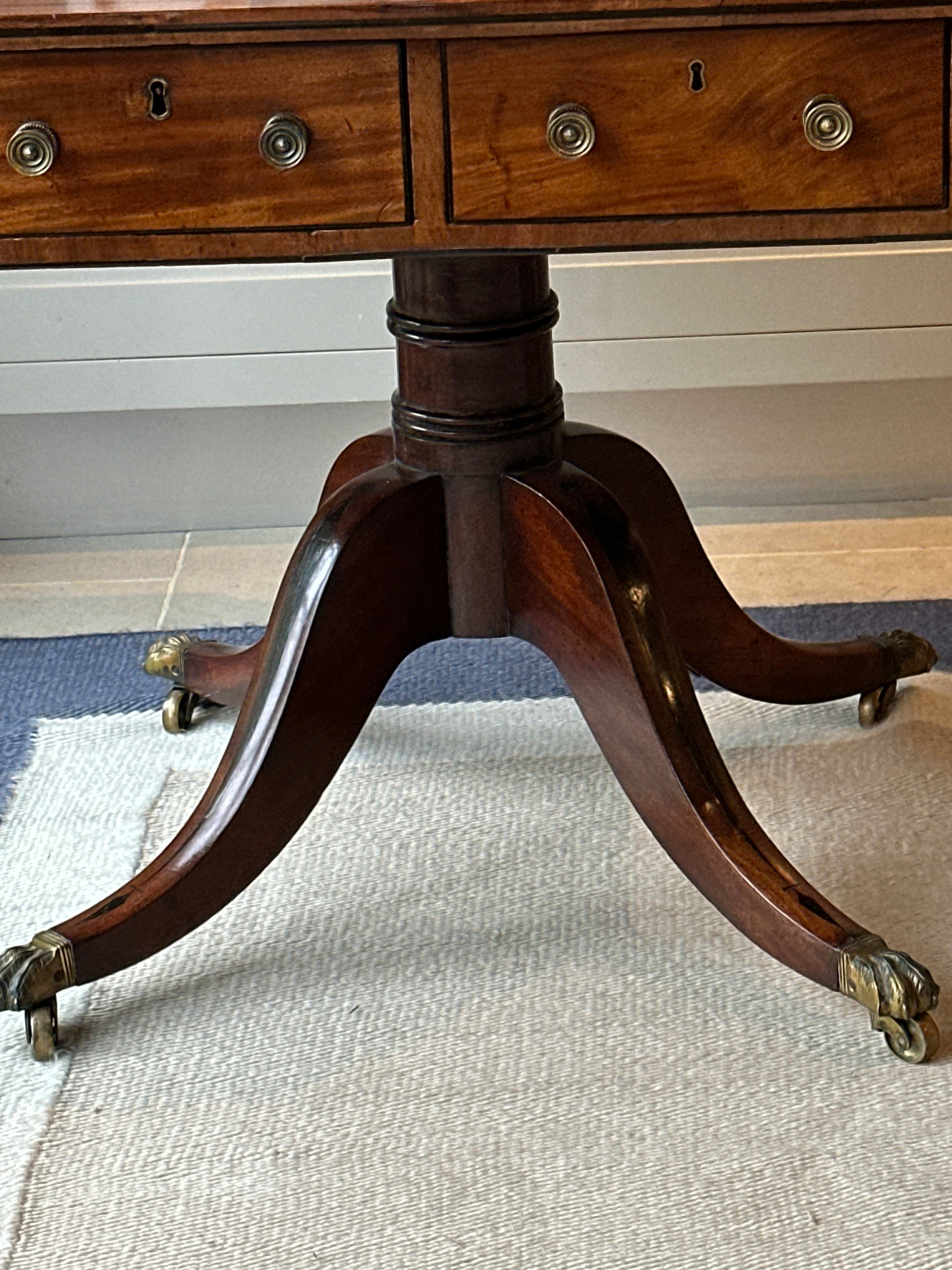 19th Century Octagonal Drum Table
