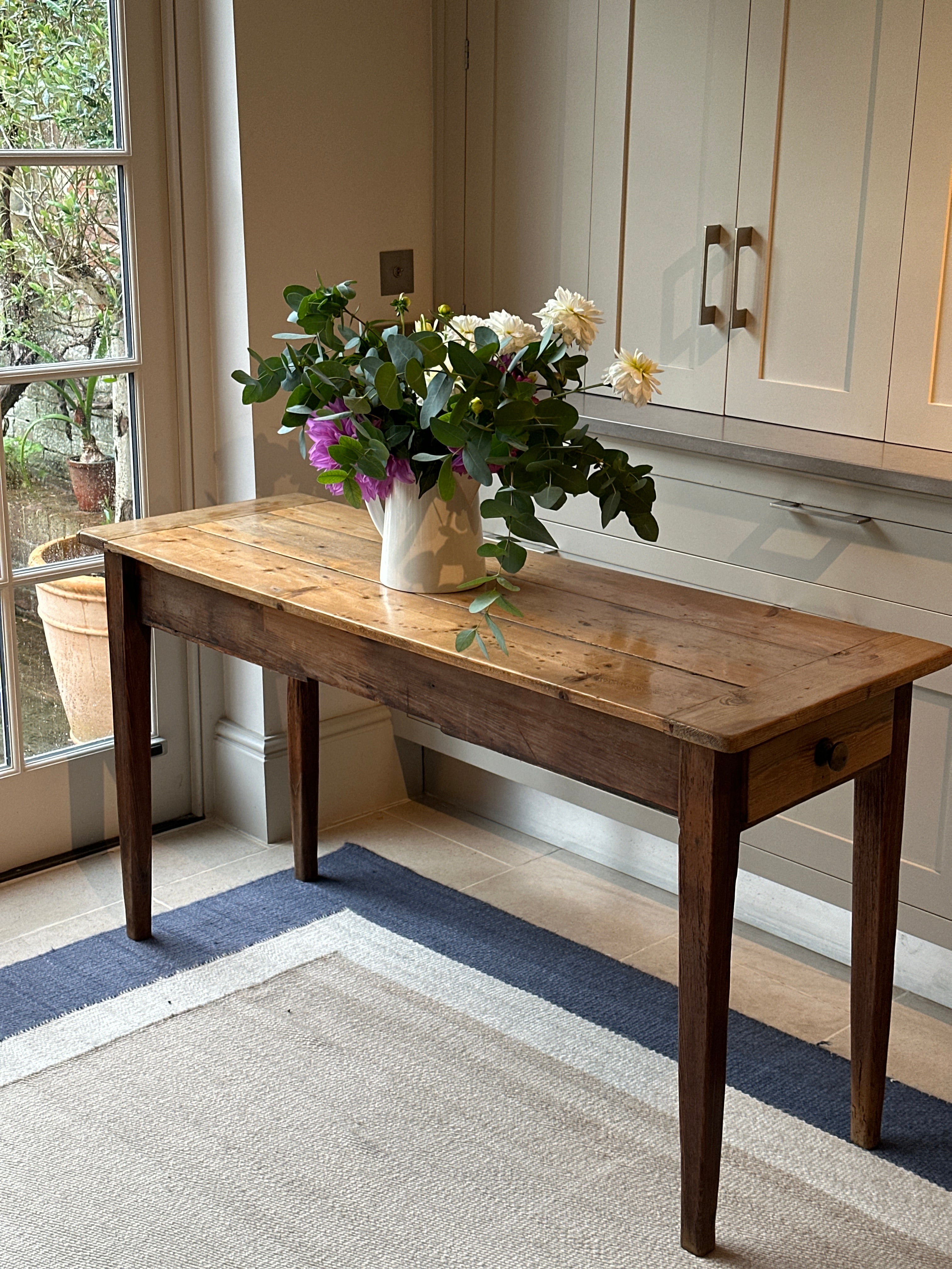Small and Pretty Antique Pine Console