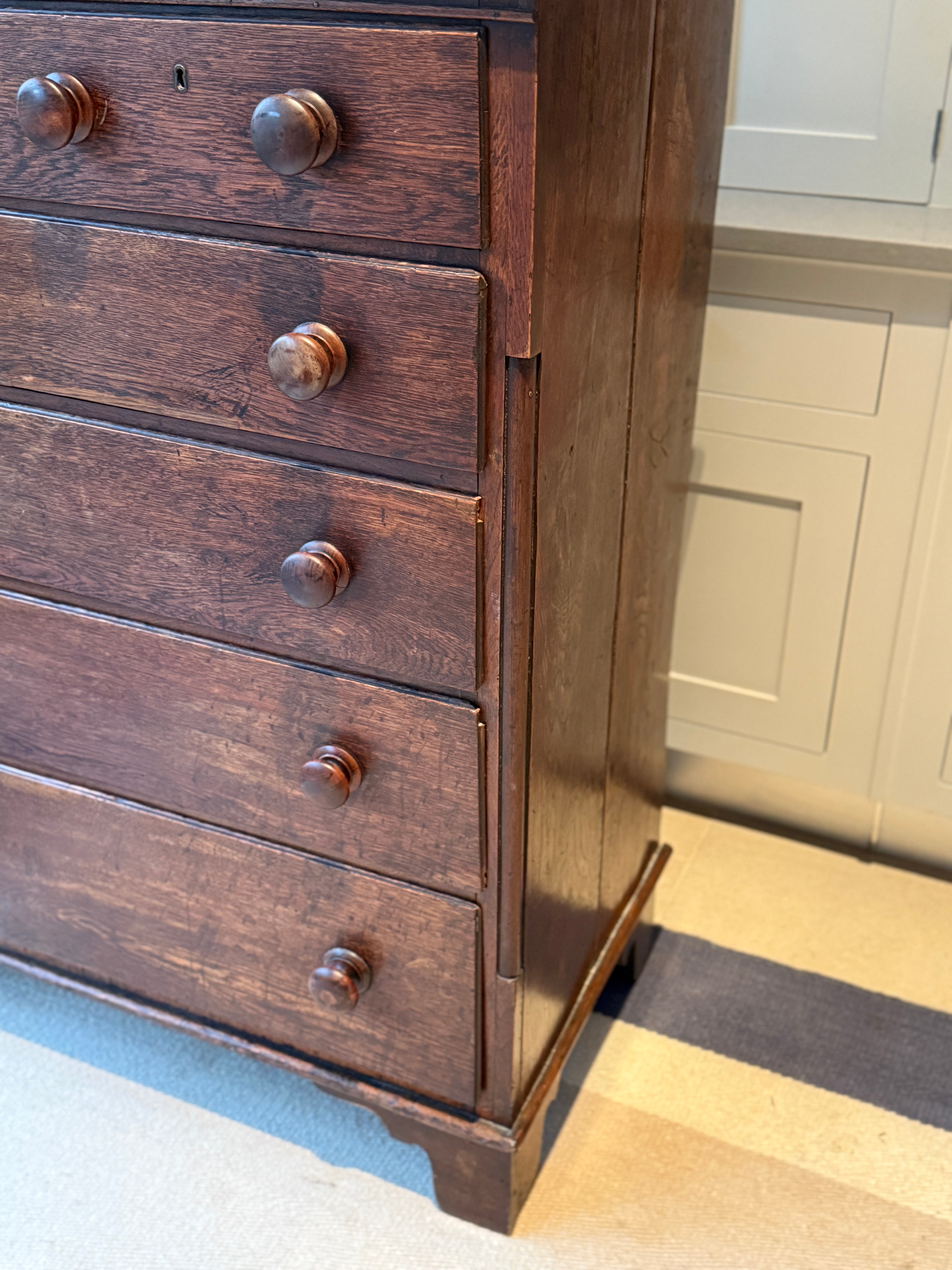 Very Large Oak Chest of Drawers
