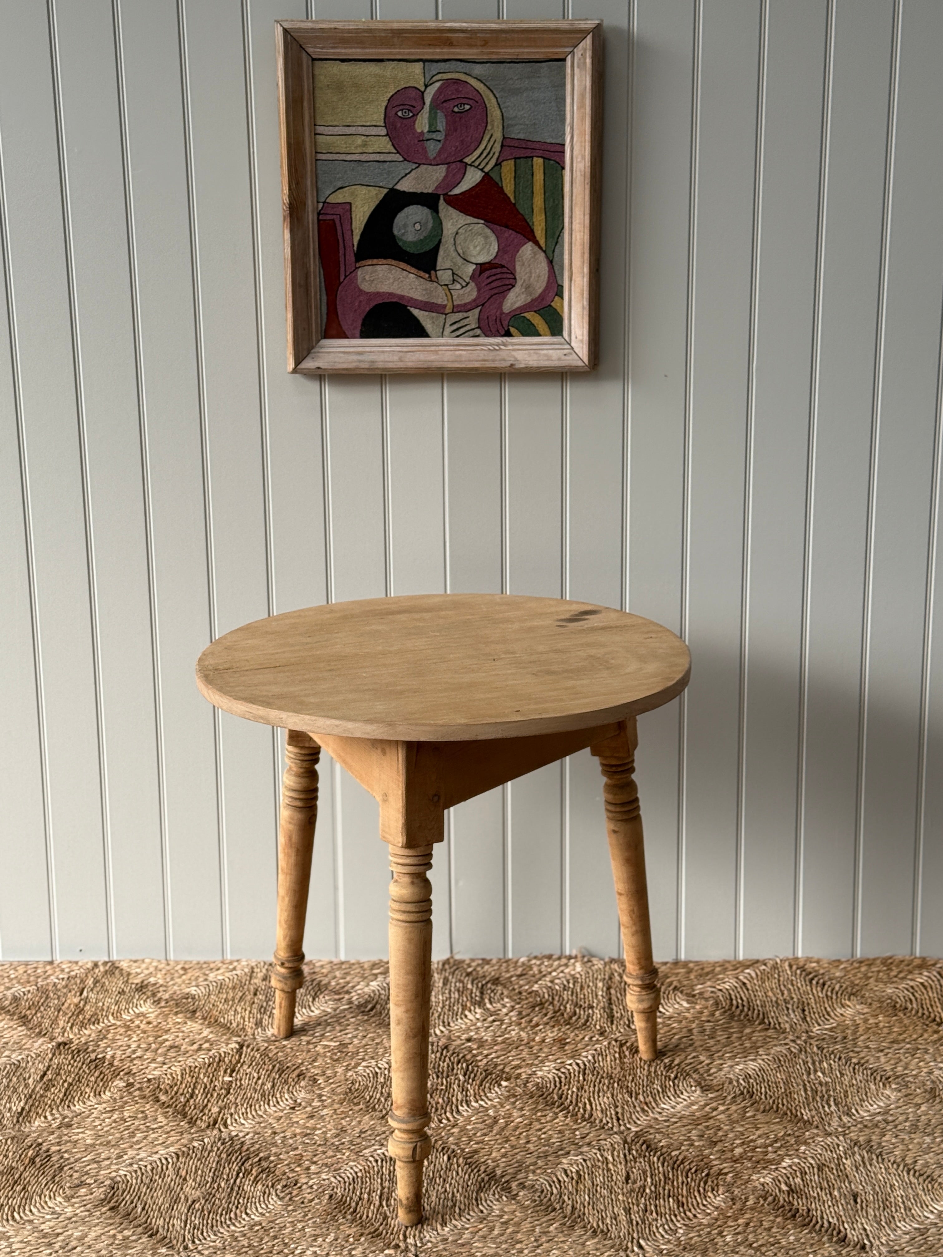 Antique Pine Cricket Table