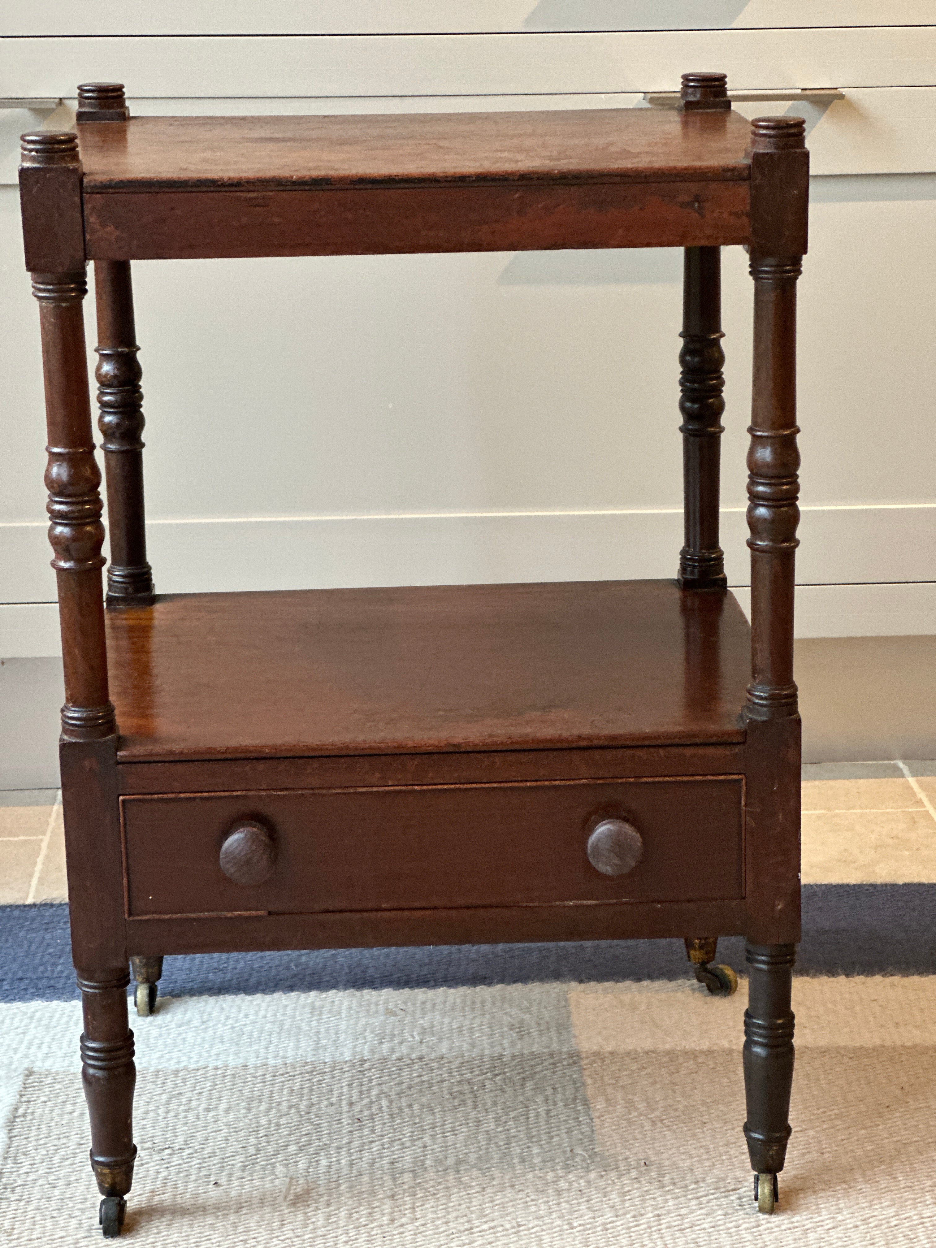 Small Charming Tiered Bedside Table