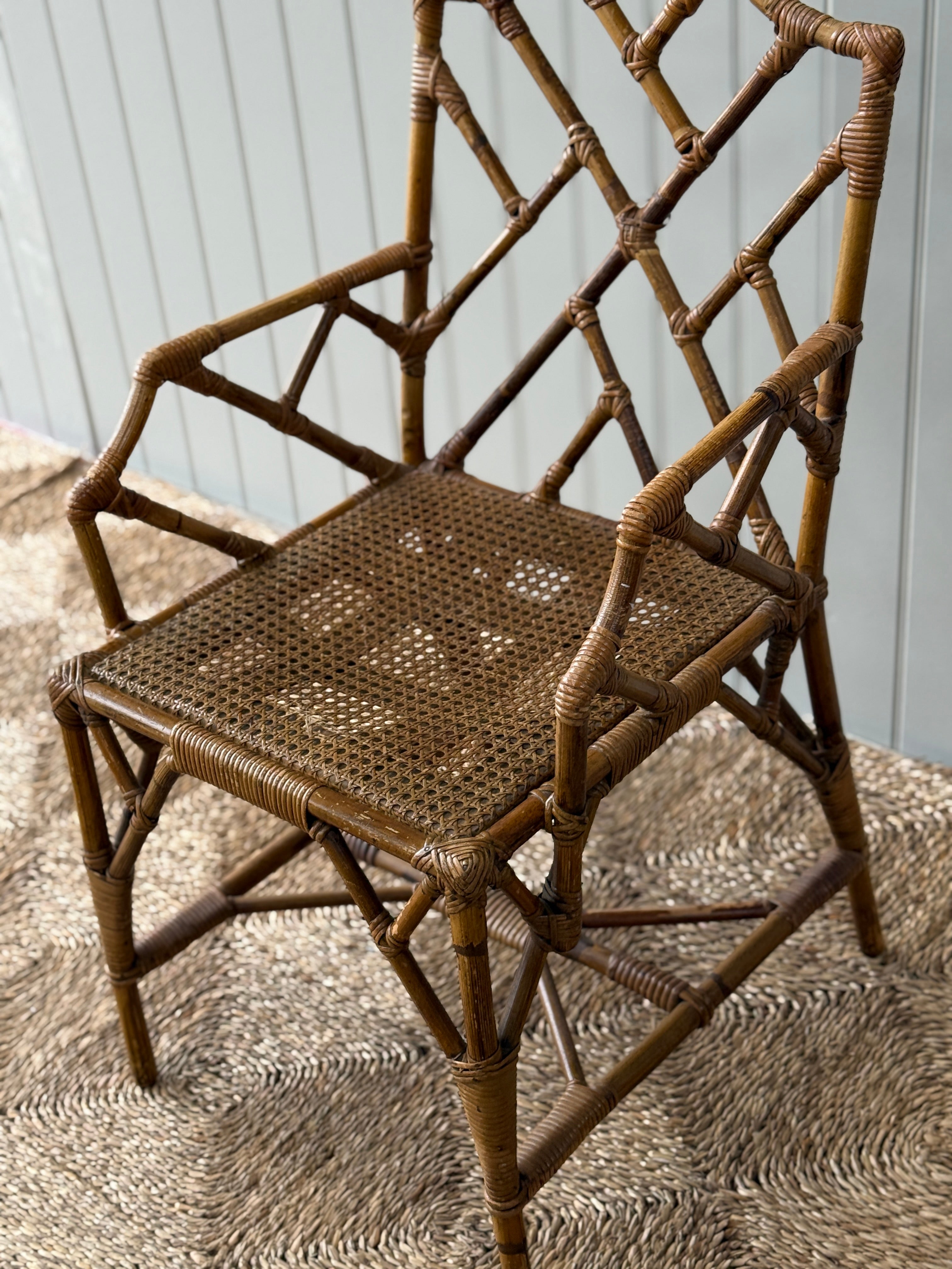 Single Chippendale Style Cane