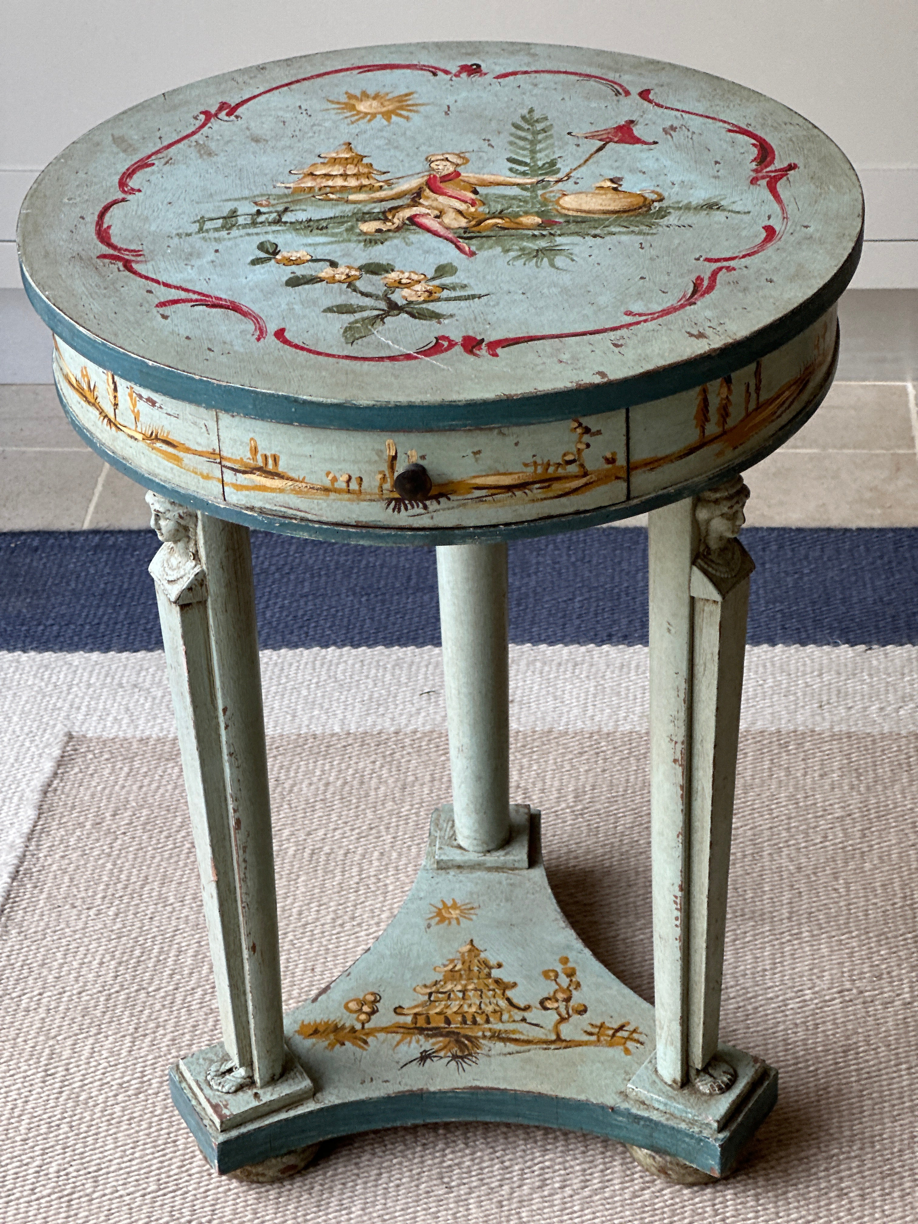 Small Painted French Gueridon