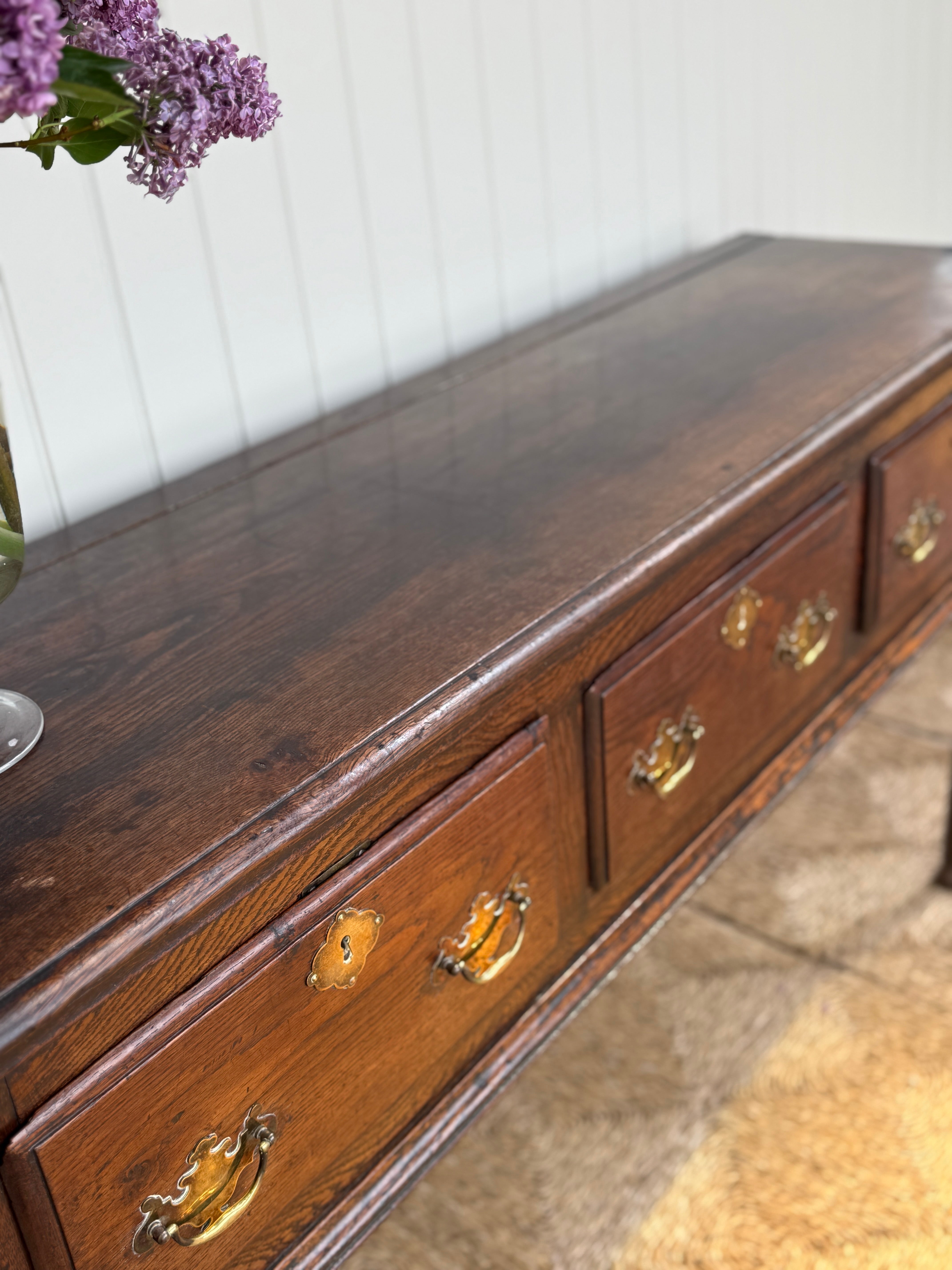 18th Century Oak Dresser Base