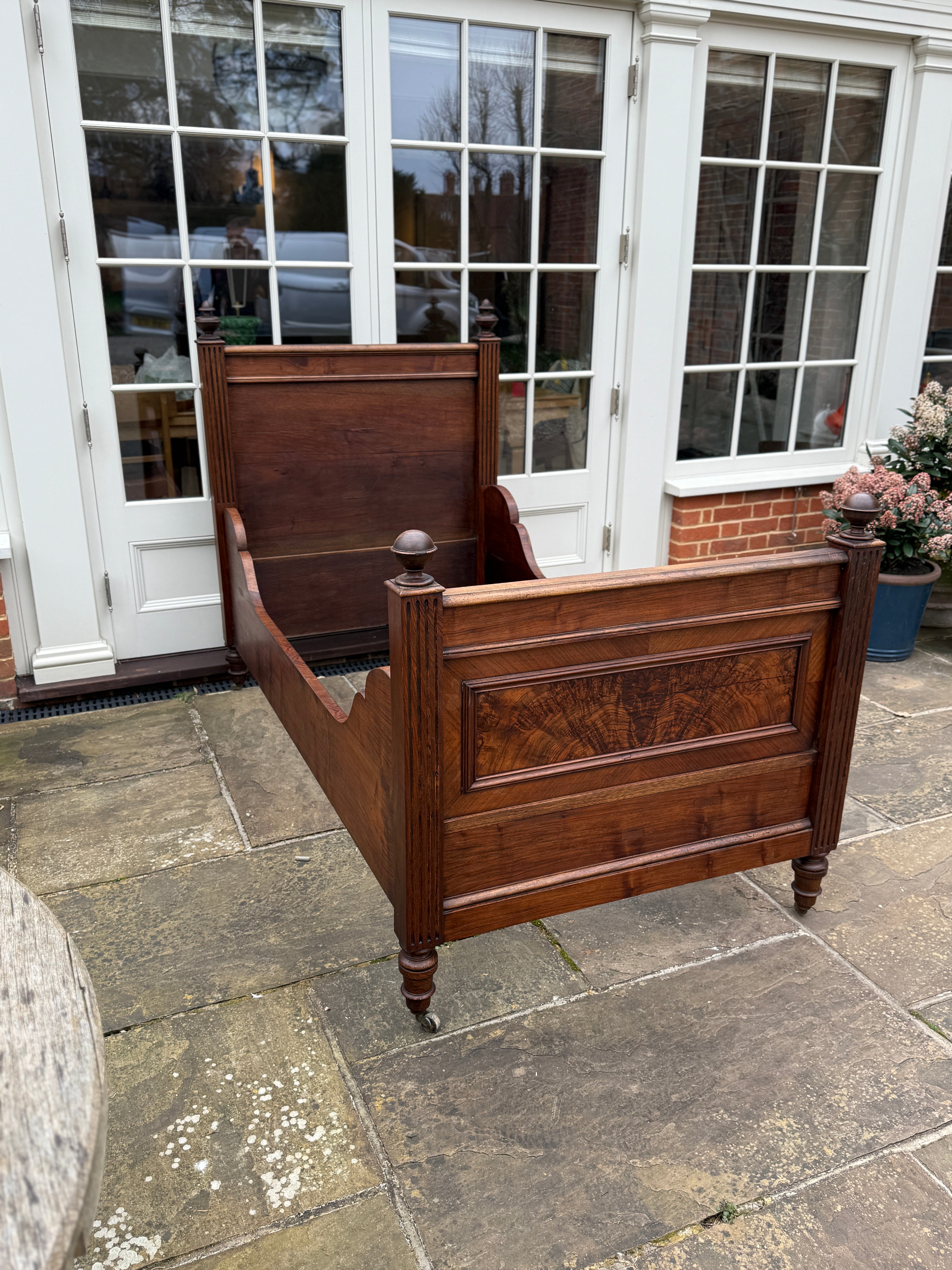 19th Century French Bateau Lit