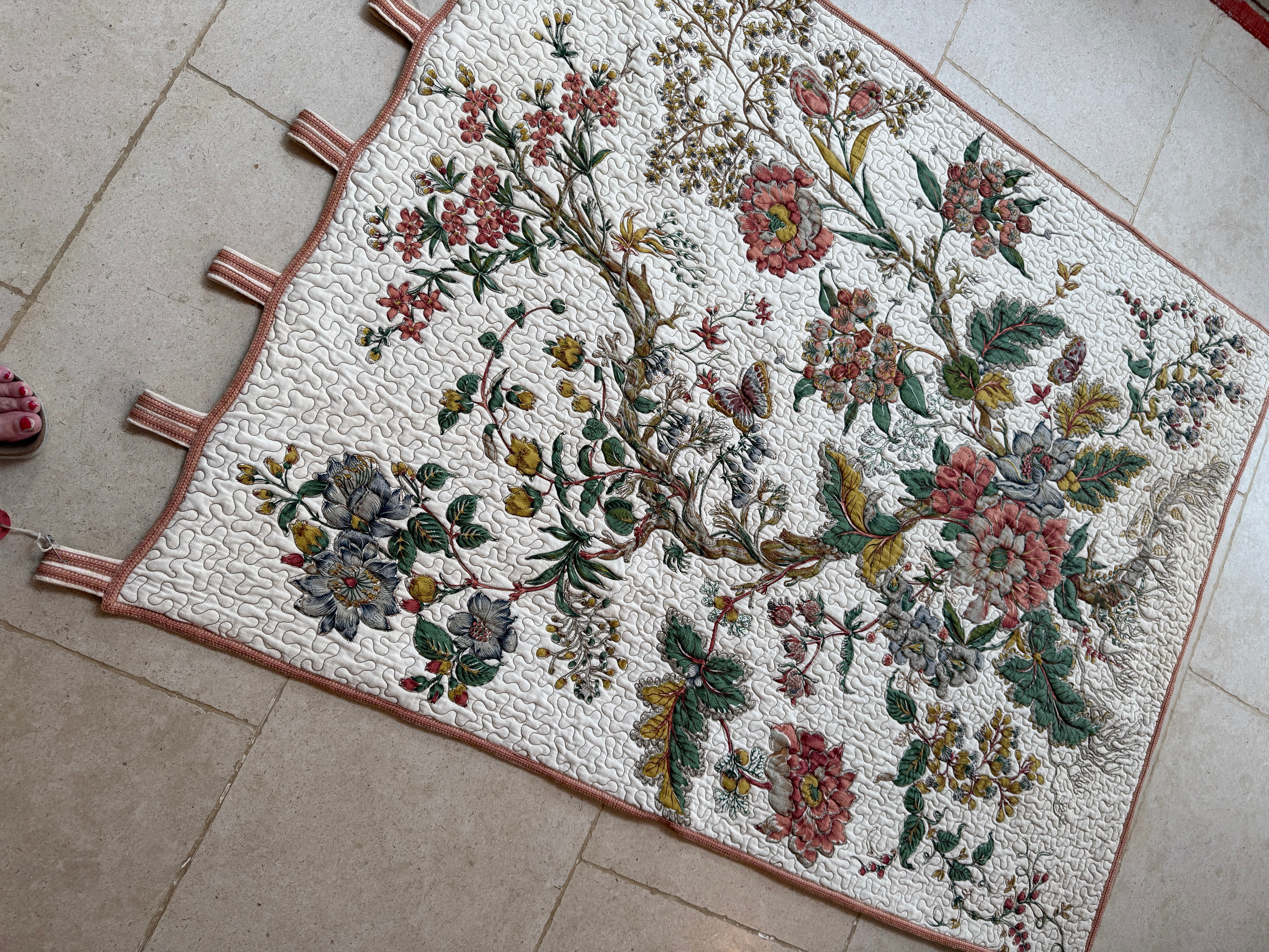 French Floral Wallhanging